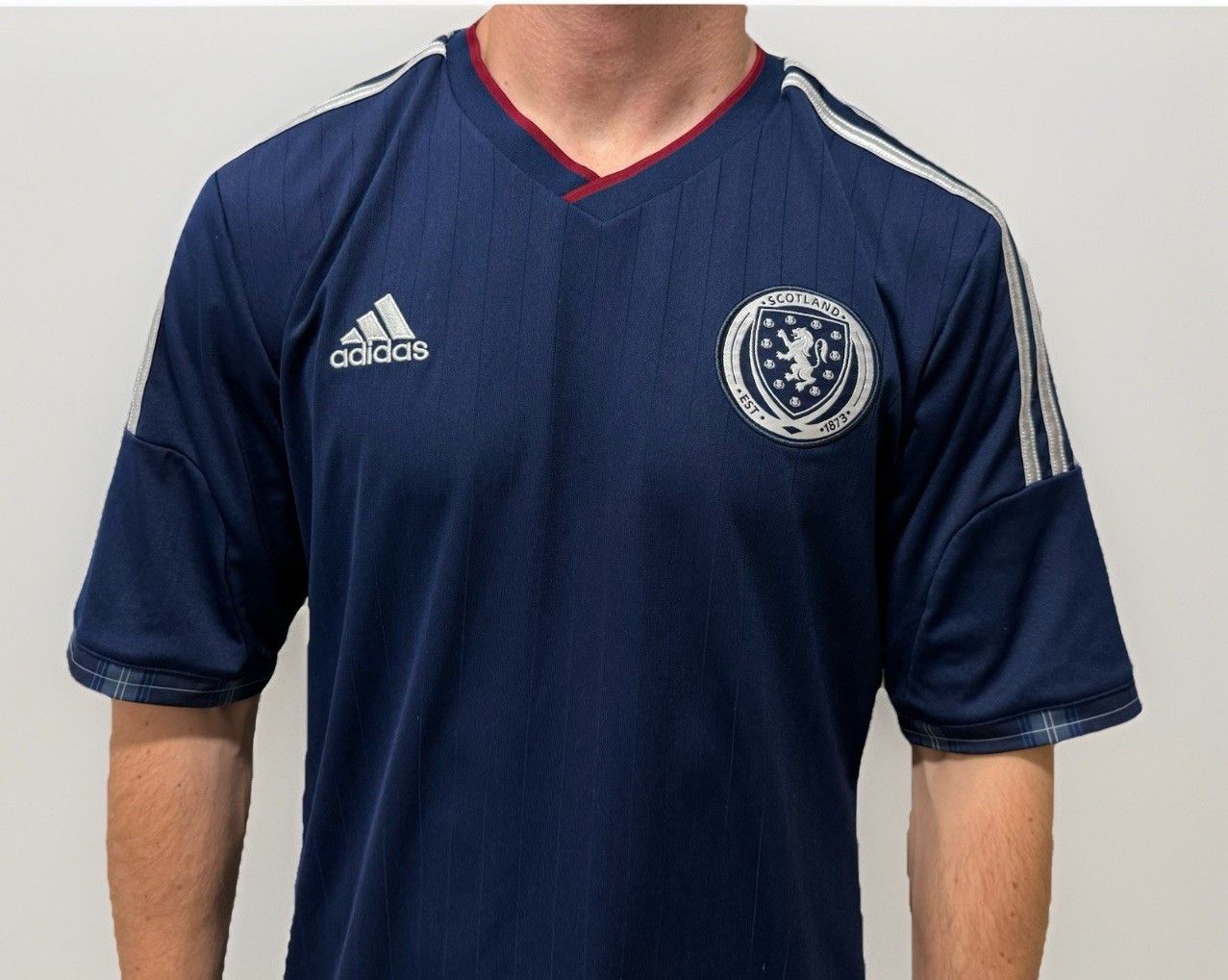 Adidas National Team Scotland 2014 2015 Jersey Soccer Football Size US L / EU 52-54 / 3 - 2 Thumbnail