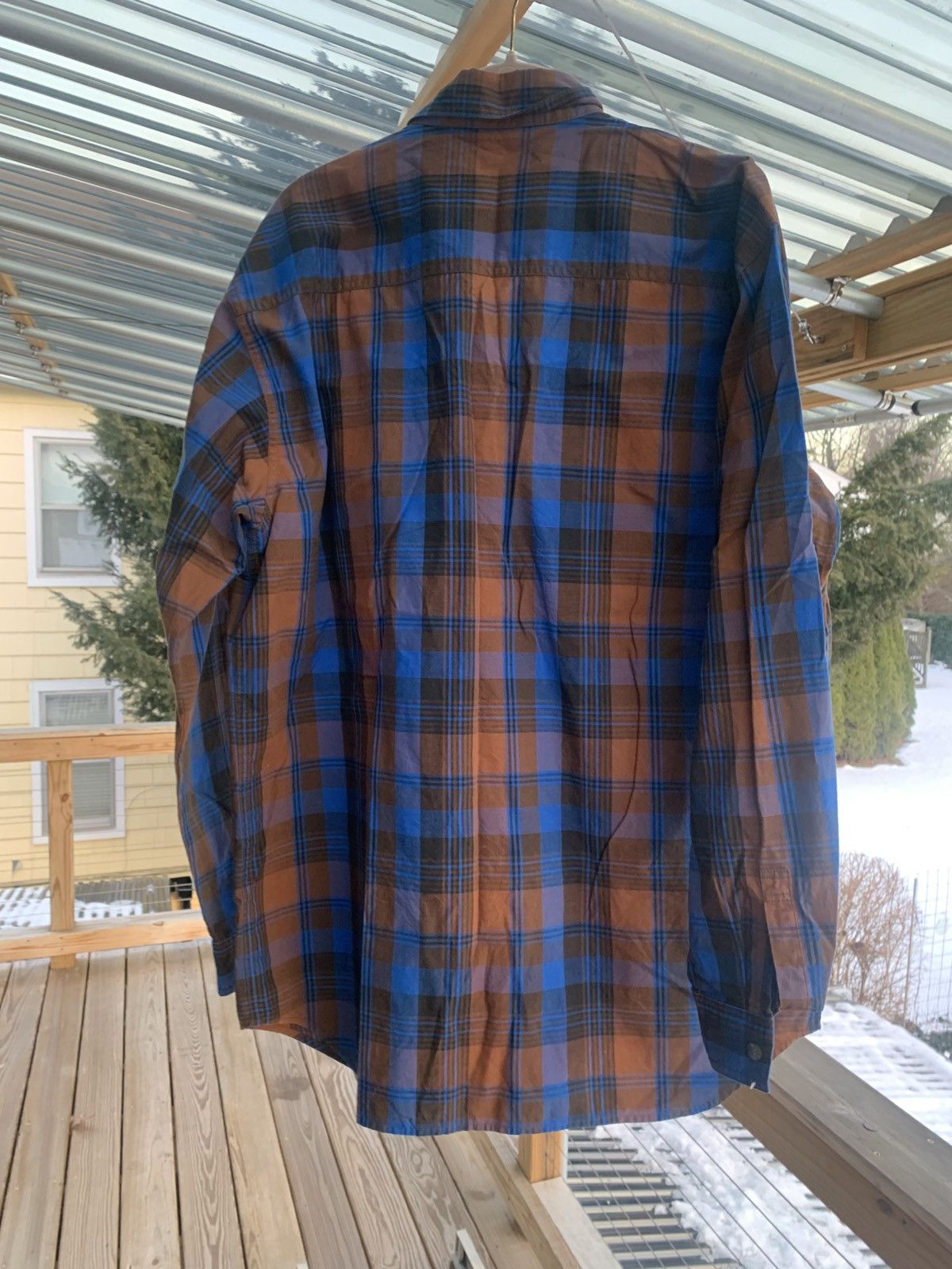 Marithe + Francois Girbaud Vintage Girbaud Plaid Button-Down w. X-Pockets Size US L / EU 52-54 / 3 - 7 Thumbnail