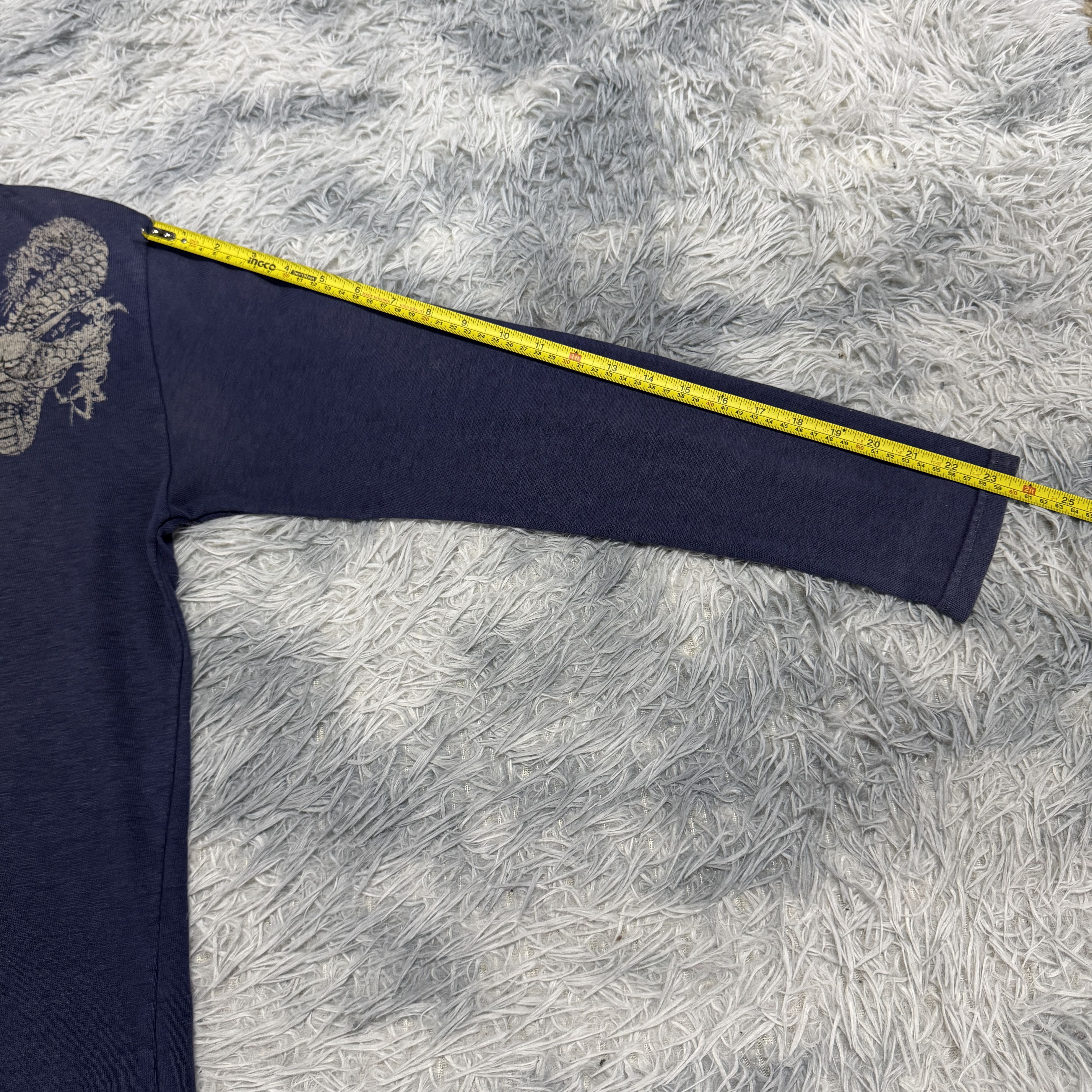 Japanese Brand Rare Vintage Sunfaded Japanese Sukajan Dragon Graphic Tshirt Size US L / EU 52-54 / 3 - 7 Thumbnail