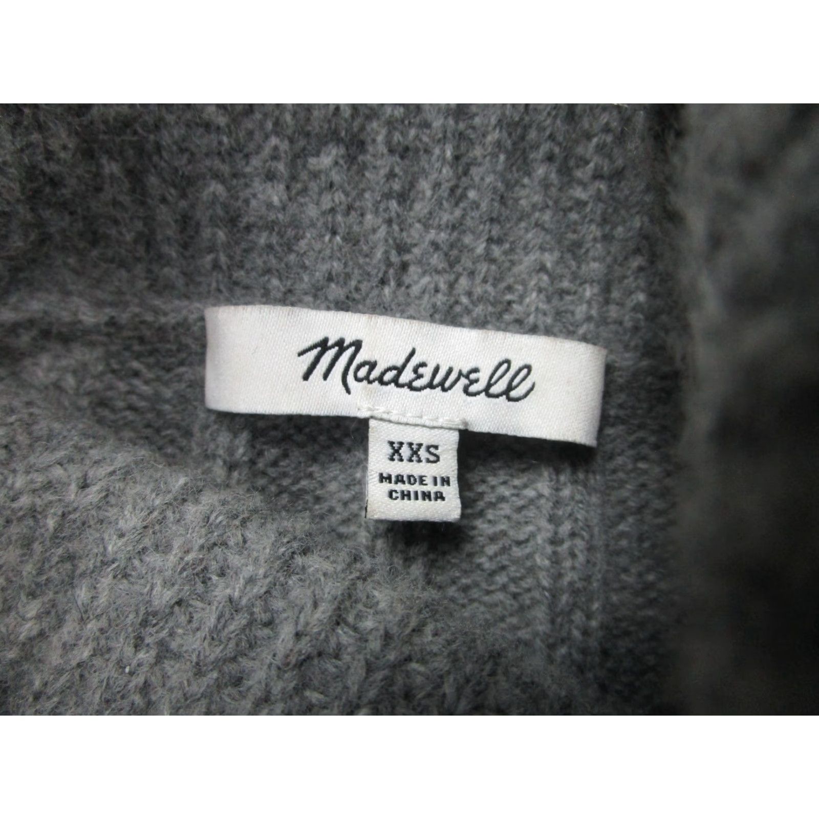Madewell Madewell Sweater Dress Womens 2XS Multicolor Colorblock Wool Knit Turtleneck Size XXS / US 00 / IT 34 - 7 Thumbnail
