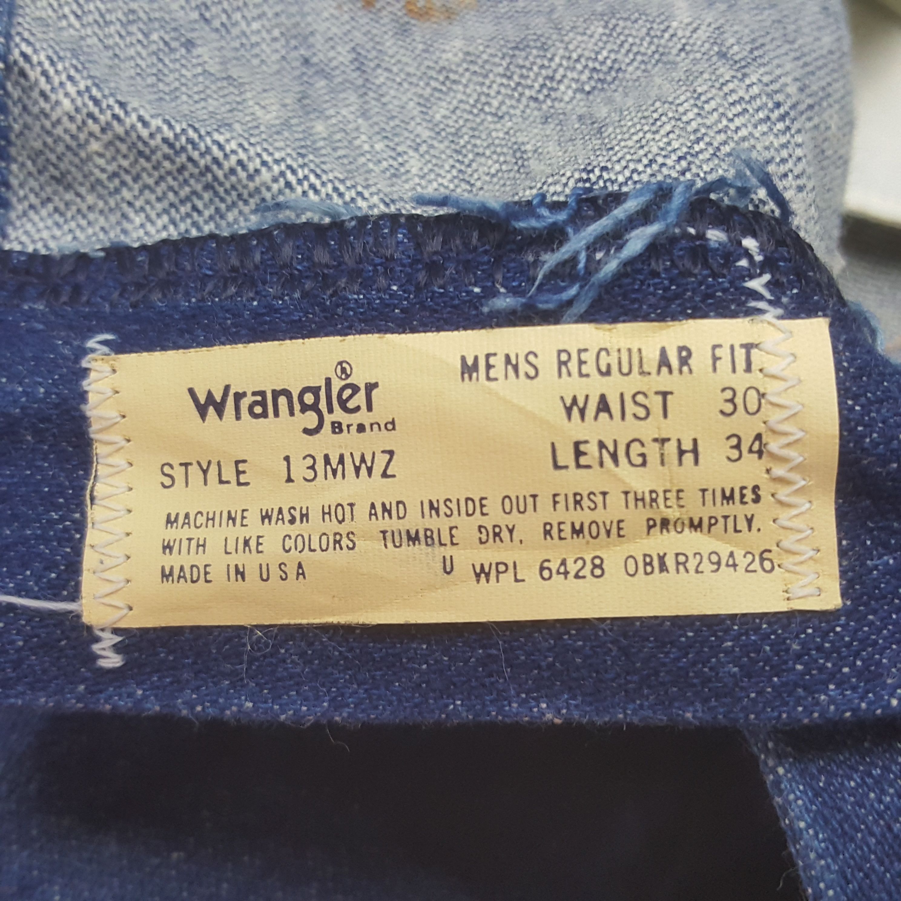 Wrangler Vintage Wrangler Regular Fit Denim Jeans Size US 28 / EU 44 - 14 Thumbnail