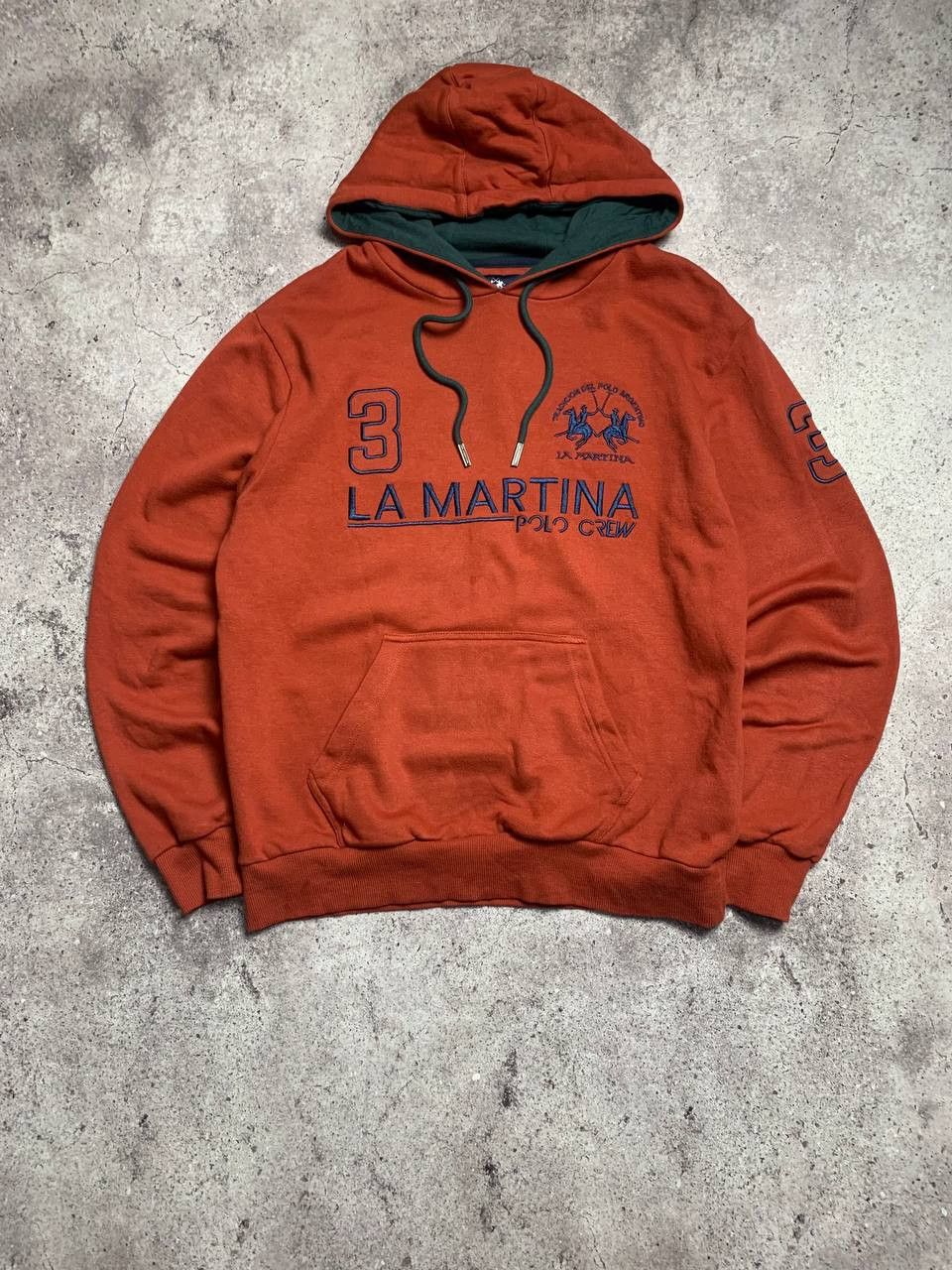 La Martina Vintage La Martina Big Logo Hoodie Y2K Size US M / EU 48-50 / 2 - 1 Thumbnail
