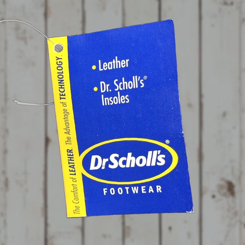 Vintage Dr. Scholl's Black Fisherman Leather Strap Open Toe Sandals W Women's 9 Wide Straps Flat Comfort Size US 9 / IT 39 - 1 Thumbnail