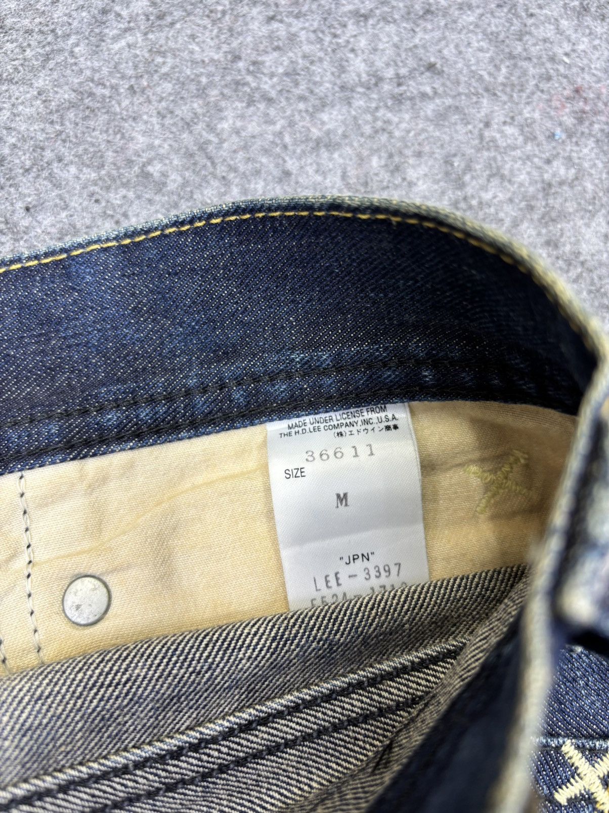 Lee 💥Insane Fades💥Lee Rider Denim F850 Size US 32 / EU 48 - 15 Thumbnail