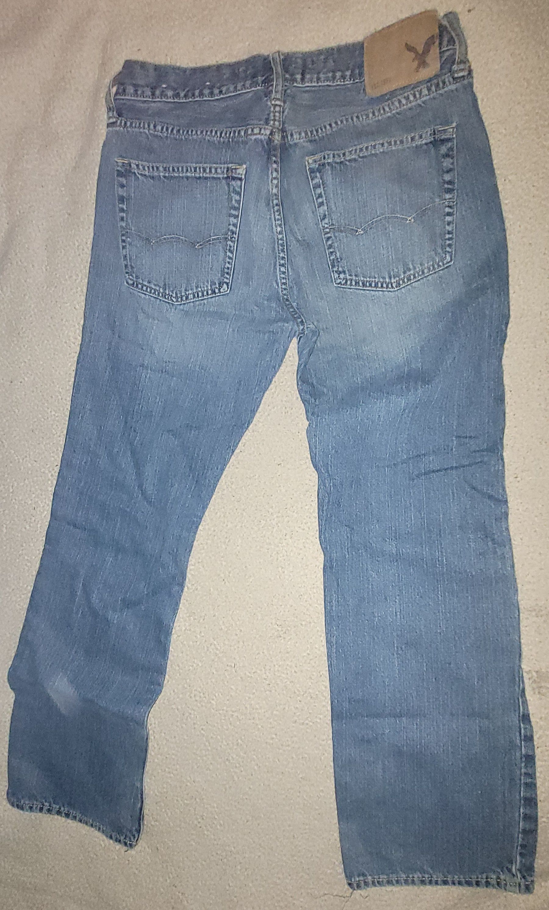 American Eagle Outfitters American Eagle Dark Washed Blue Jeans Size US 30 / EU 46 - 4 Thumbnail