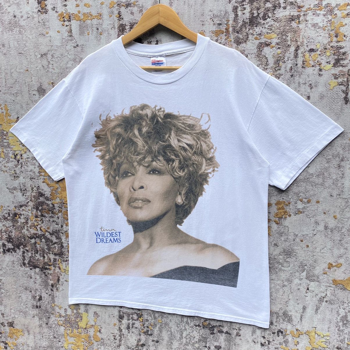 Band Tees Vintage 90s Tina Tuner Wildest Dreams 1996 Tour Shirt Size US L / EU 52-54 / 3 - 3 Thumbnail
