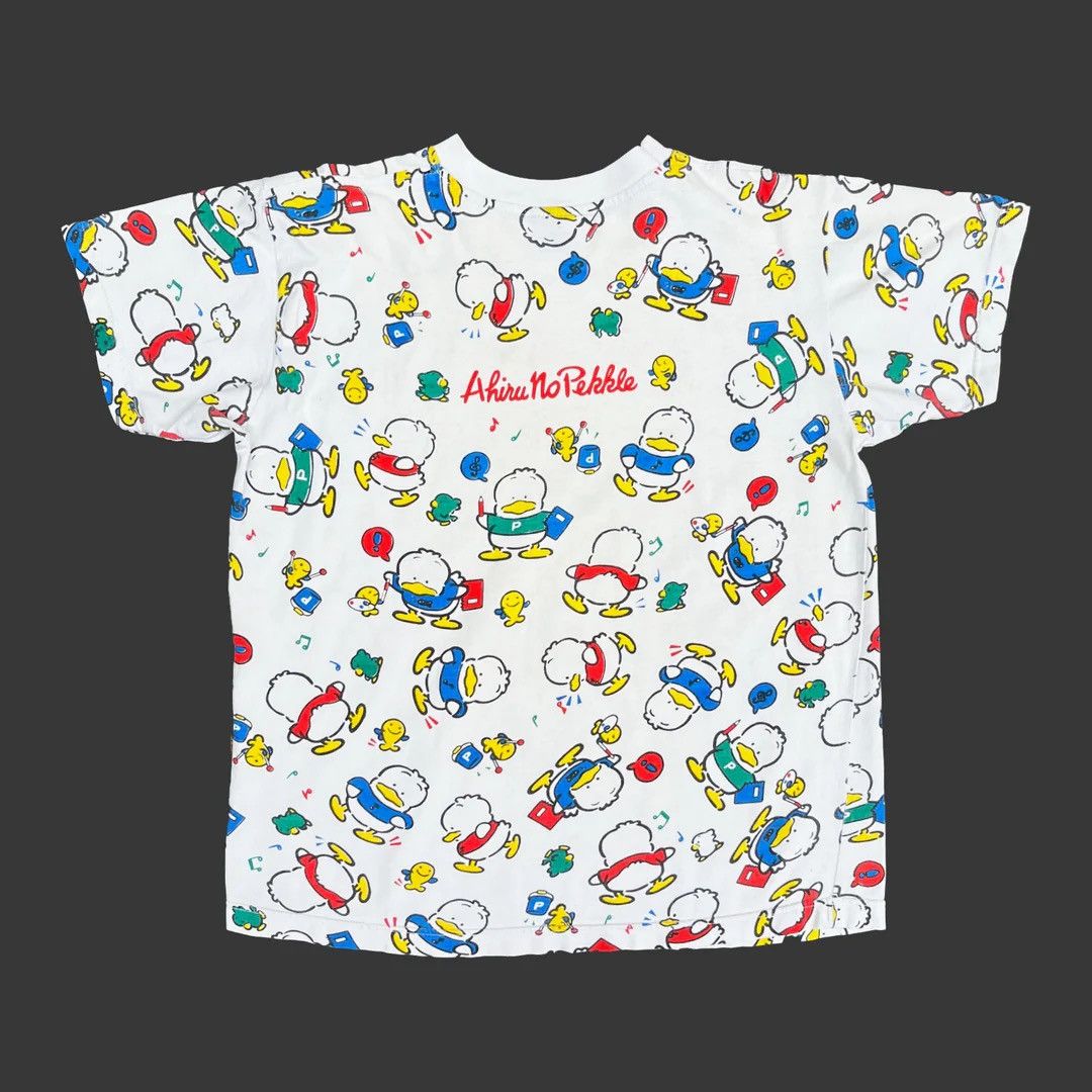 Vintage Pekkle 1990 90s Vintage Sanrio AOP Graphic Rare T-Shirt Size US L / EU 52-54 / 3 - 2 Thumbnail