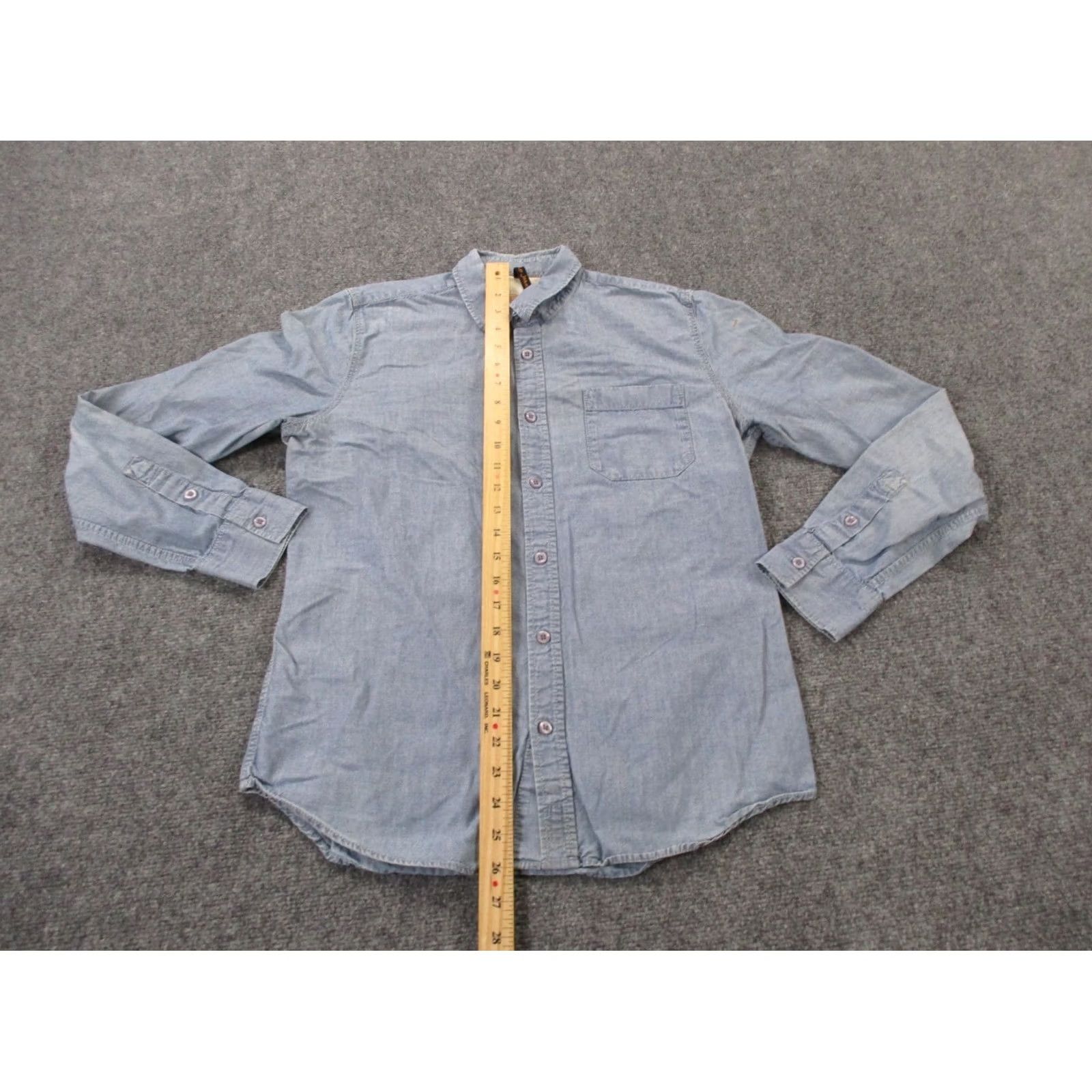 Nudie Jeans Nudie Shirt Mens M Blue Jeans Denim Lightweight Casual Classic Country Barn Size US M / EU 48-50 / 2 - 3 Thumbnail