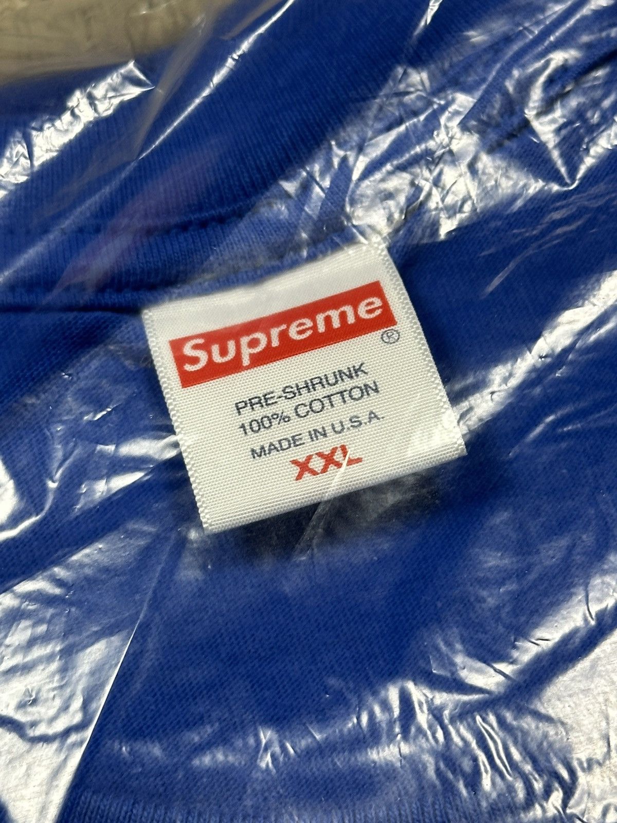 Supreme Supreme Static Tee - Royal - XXL - FW23 Size US XXL / EU 58 / 5 - 6 Thumbnail