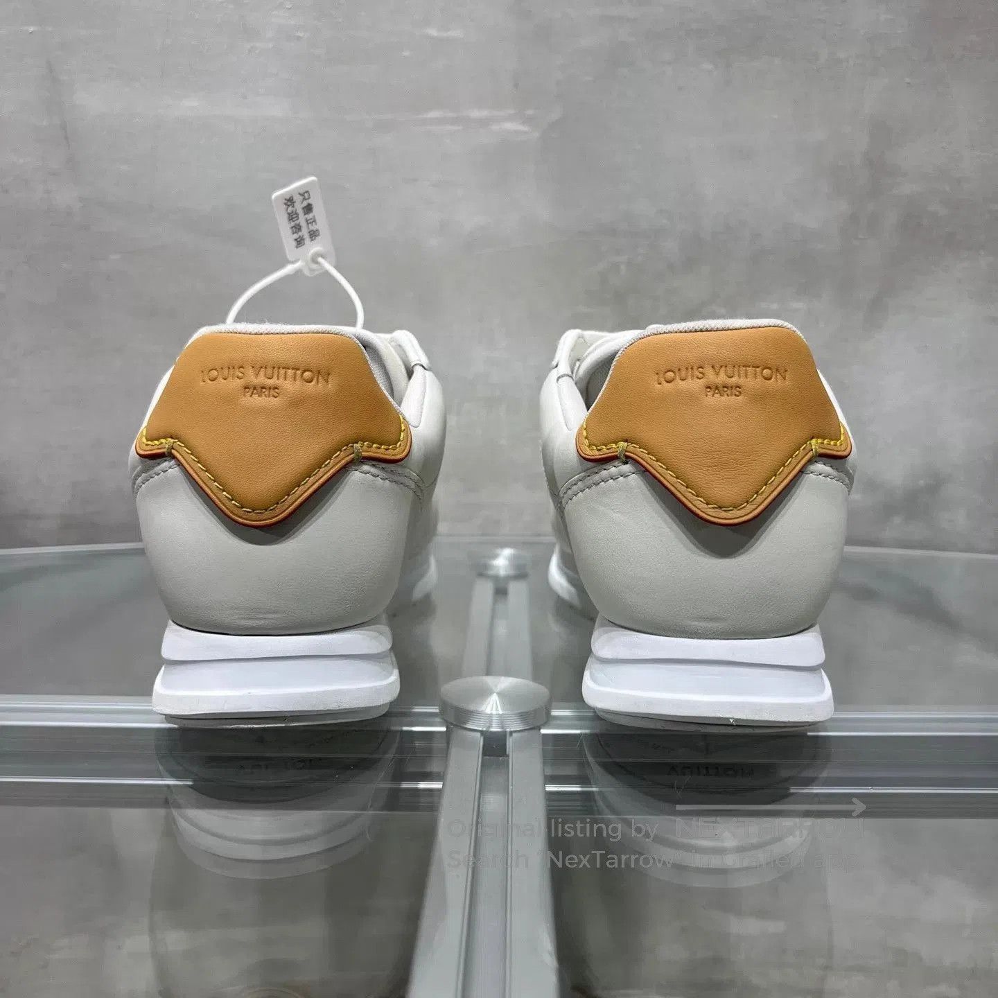 Louis Vuitton White Low-Top Sneakers Size 7.5. Size US 7.5 / EU 40-41 - 6 Thumbnail
