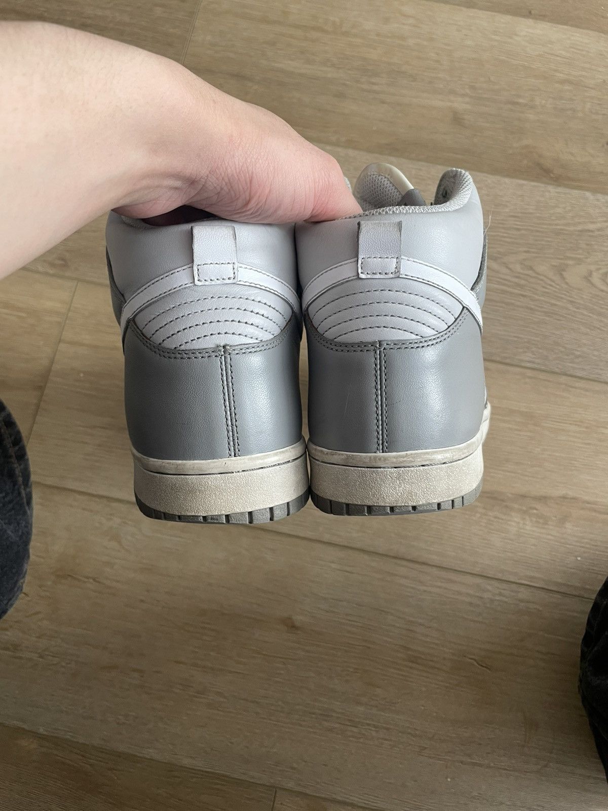 basketcase gallery Nike Dunk High 2008 Grey Steel Size US 9 / EU 42 - 4 Thumbnail