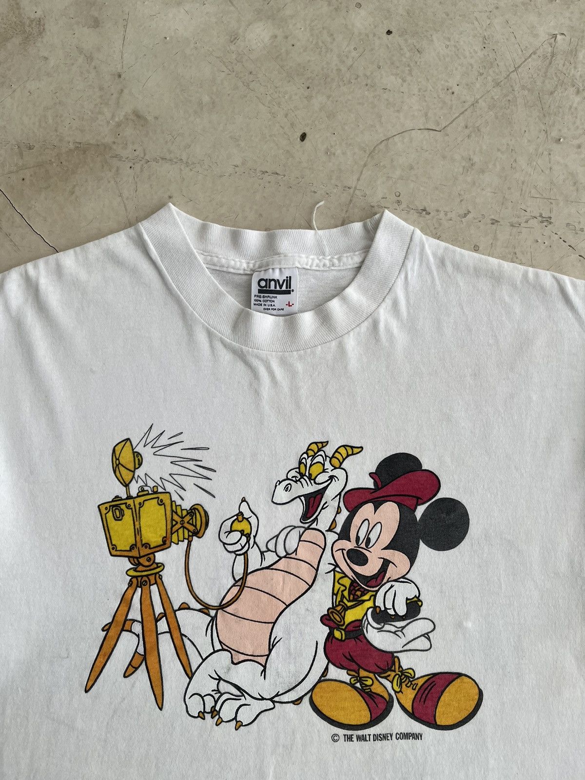 Disney × Vintage ⚠️RARE / Early 90's OG Mickey Mouse Disney Tee Size US L / EU 52-54 / 3 - 2 Thumbnail