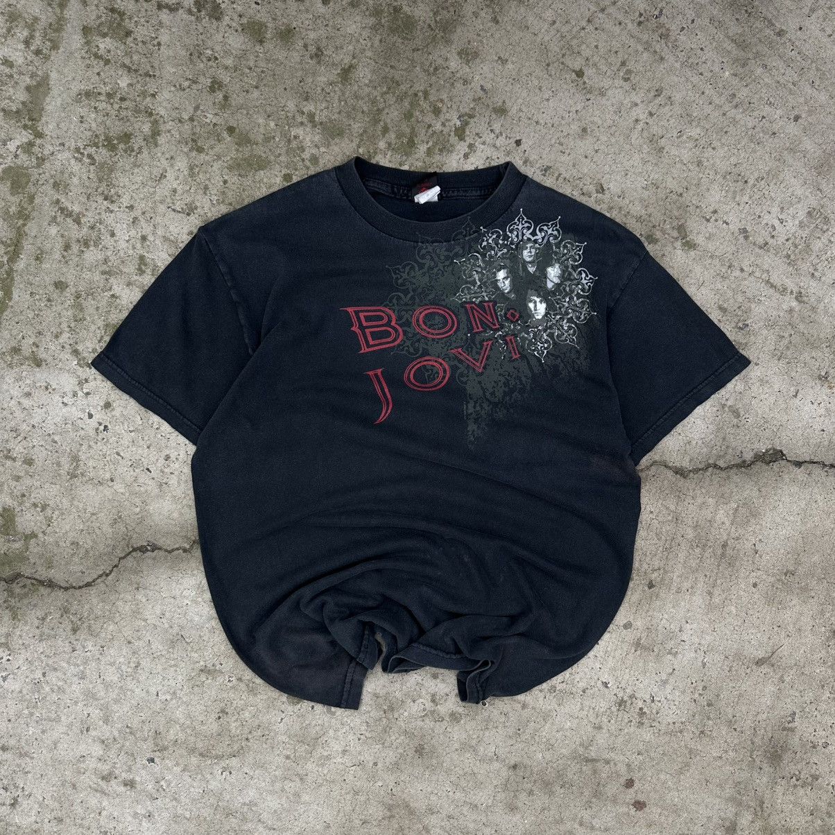 A$AP Rocky Vintage Bon Jovi 2005 T-shirts Big Logo Trashed Heavy Metal Size US S / EU 44-46 / 1 - 1 Thumbnail