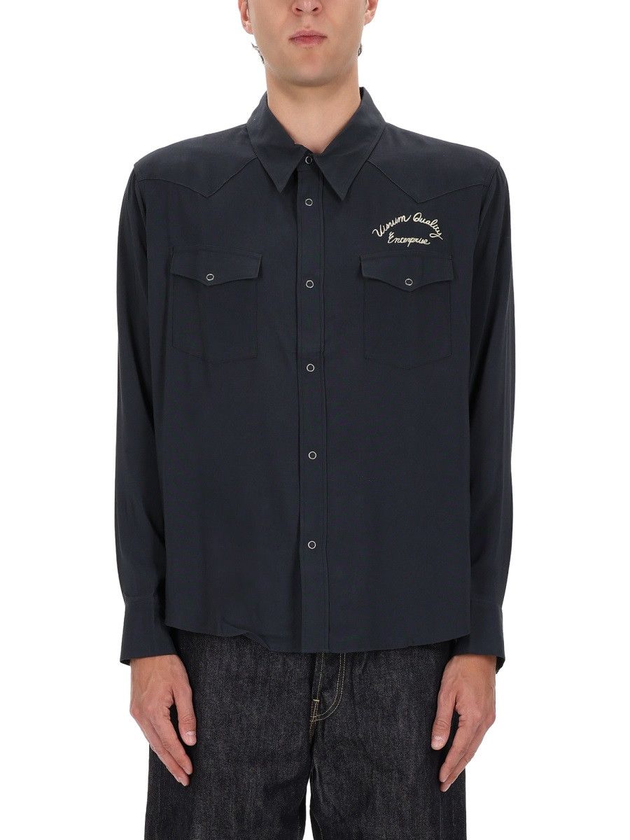 Visvim VISVIM "FOUR CORNERS" SHIRT - BLACK (NUMERIC 2) Size US M / EU 48-50 / 2 - 1 Thumbnail