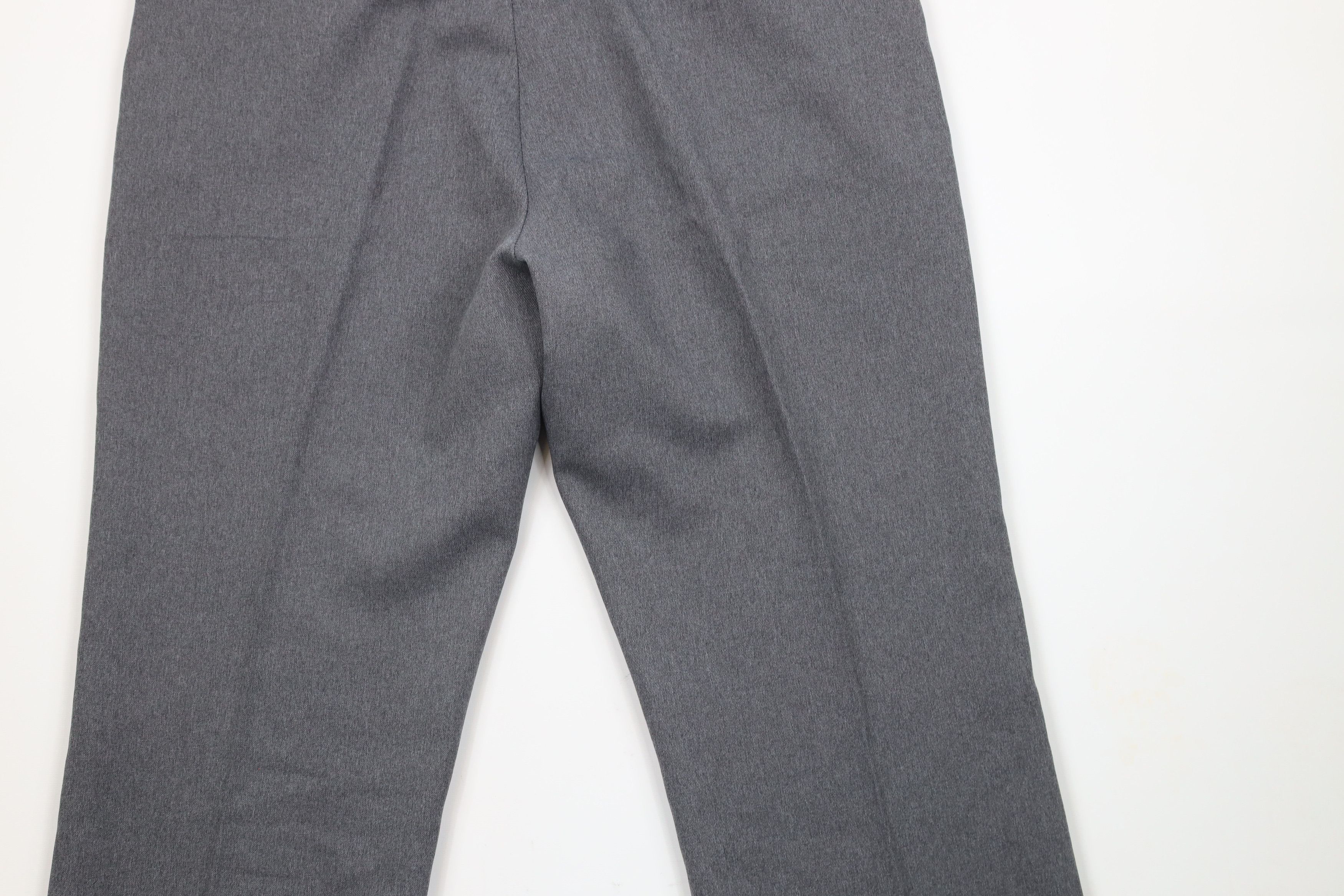 Vintage Vintage 70s Streetwear Wide Leg Trousers Pants Gray USA Size US 36 / EU 52 - 10 Thumbnail