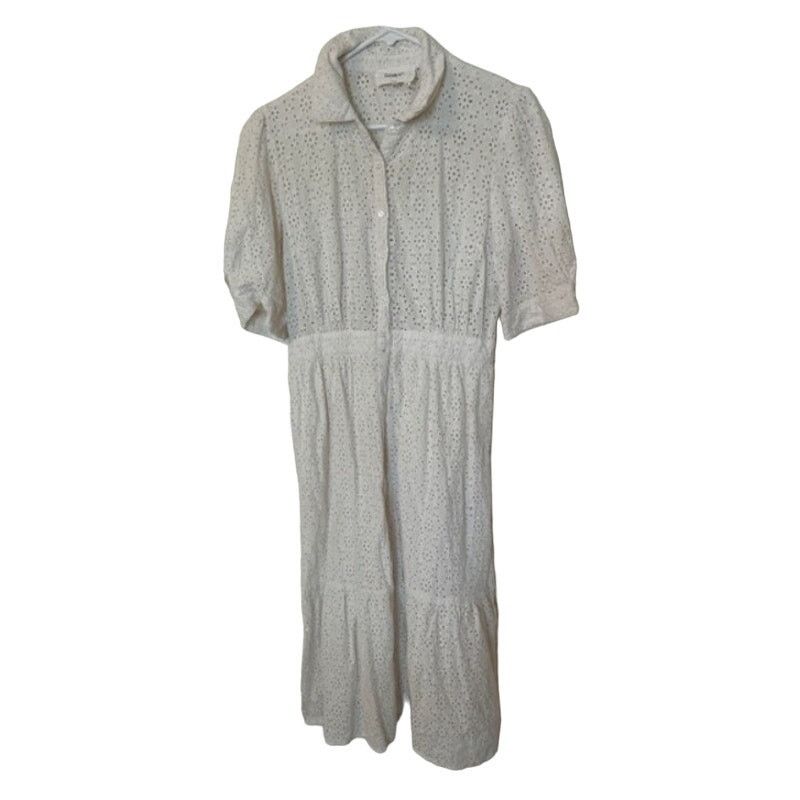 ba&sh BA&SH Selya Eyelet Shirt Dress M Size M / US 6-8 / IT 42-44 - 5 Thumbnail