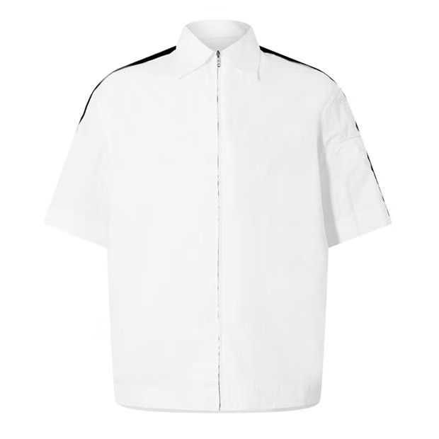 image of Givenchy O1G2R1Mq0424 Zip Shirts In White, Men's (Size Small)