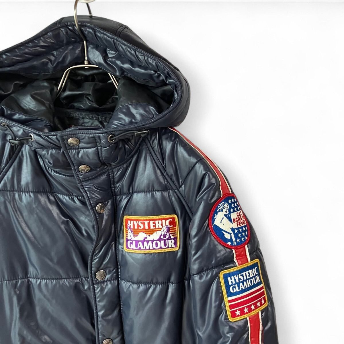 Hysteric Glamour Hysteric Glamour - M Puffer Jacket Vintage Black Red Size US M / EU 48-50 / 2 - 4 Thumbnail