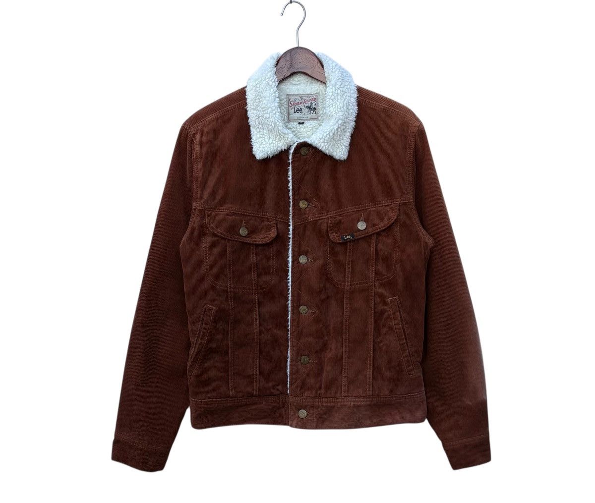 Lee Lee Storm Rider Corduroy Sherpa Lining Faded Sleeve Jacket Size US S / EU 44-46 / 1 - 1 Thumbnail