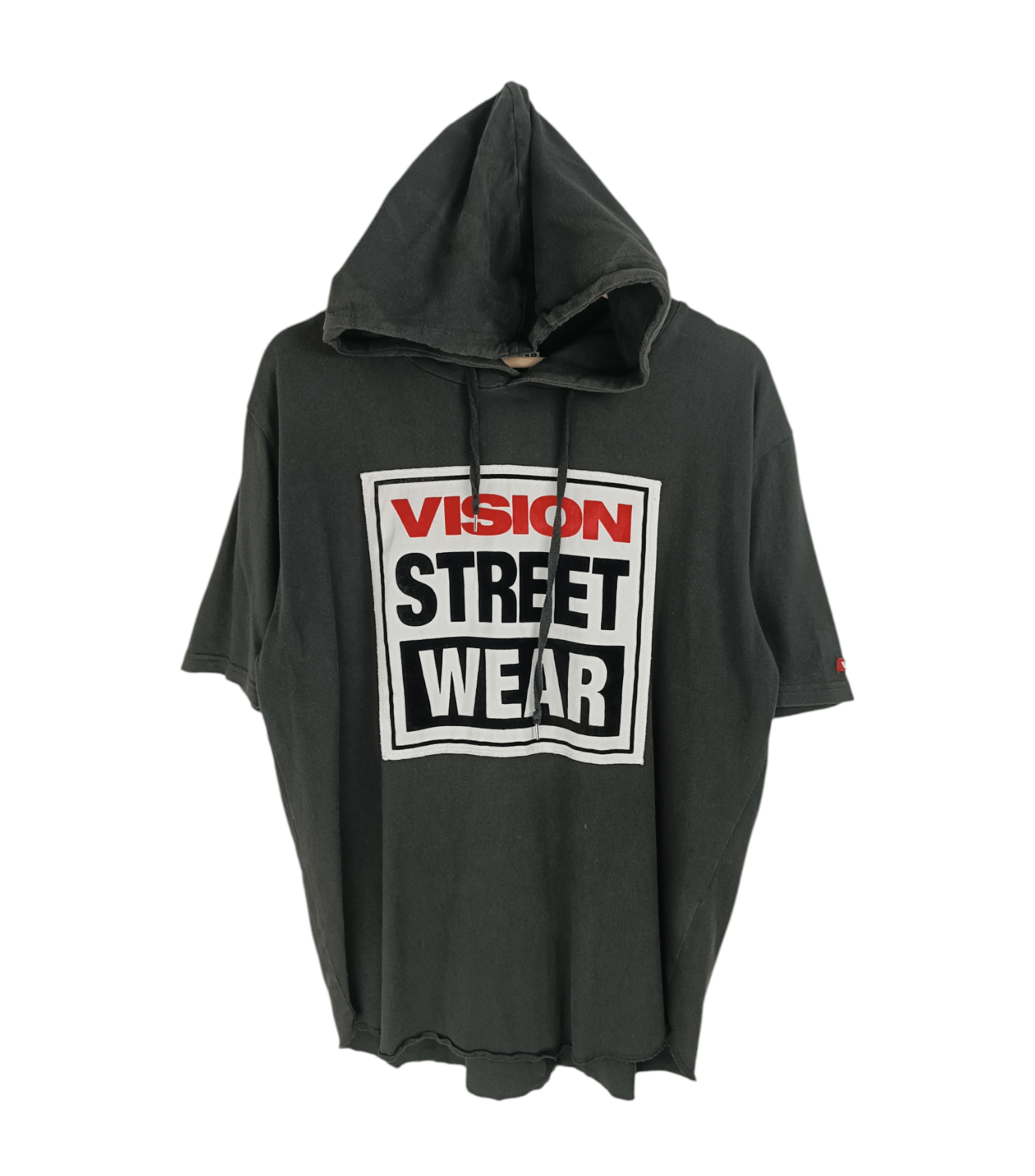 Vintage VINTAGE Y2K VISION STREETWEAR SHORT HOODIES VERY RARE Size US L / EU 52-54 / 3 - 1 Thumbnail