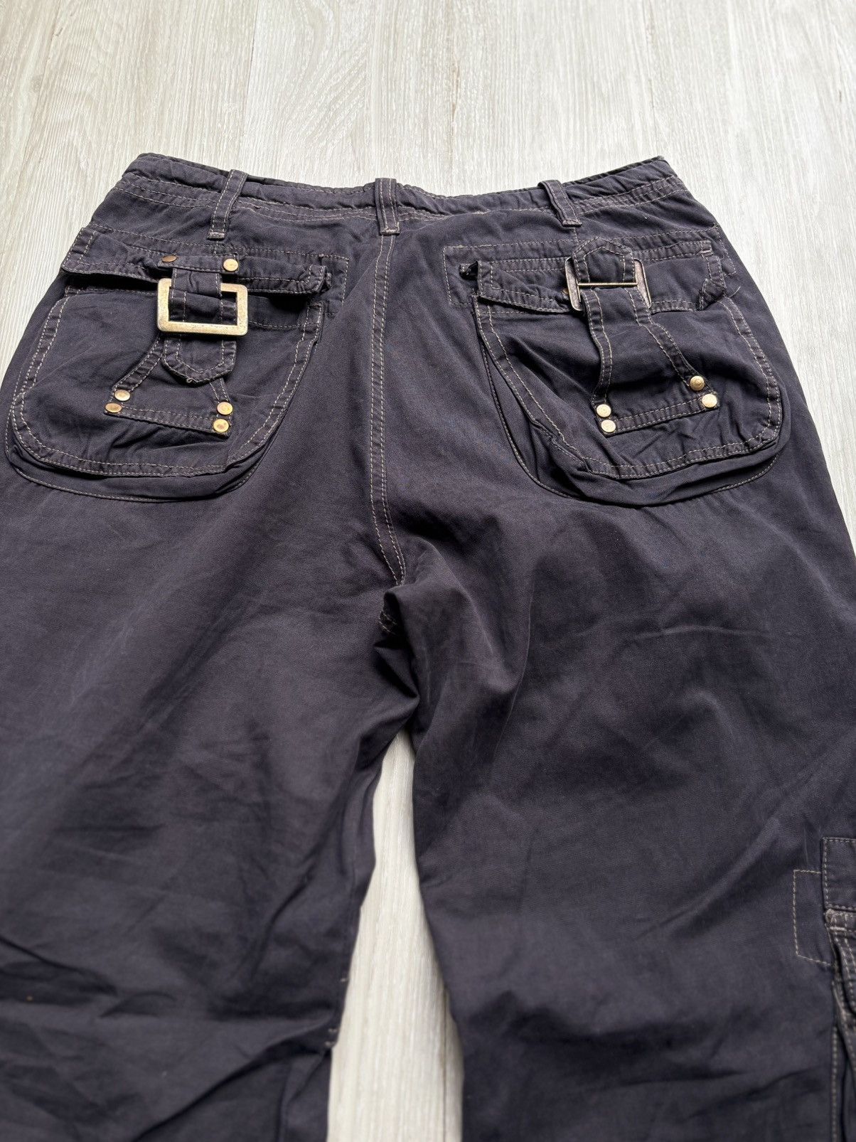 Le Grande Bleu (L.G.B.) Vertgarments lace up baggy cargo pants Size US 29 - 5 Thumbnail