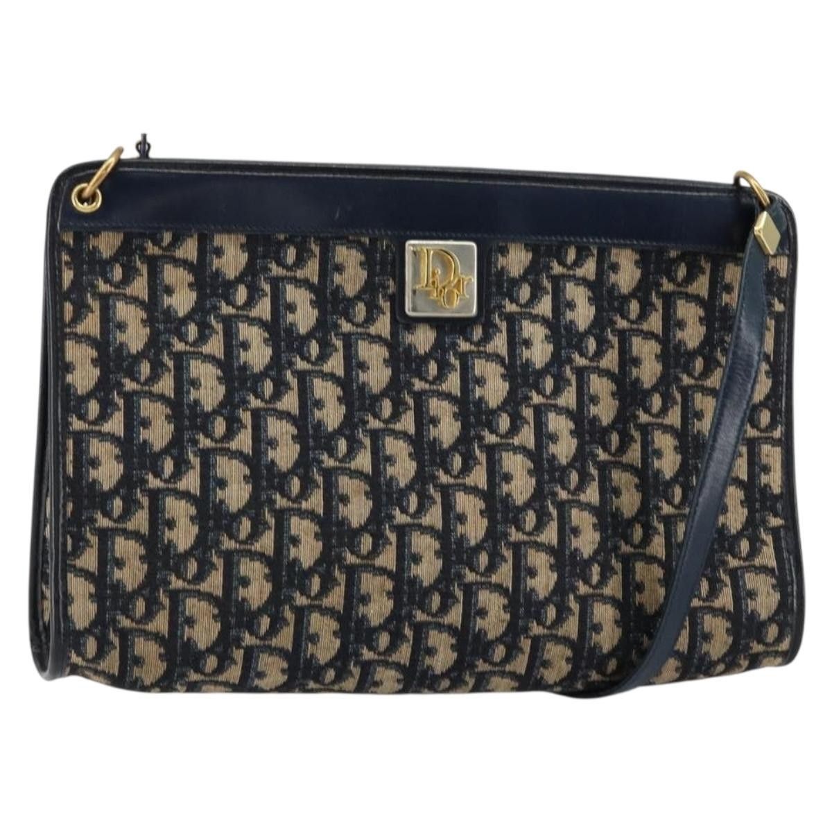 Dior Christian Dior Vintage Trotter Shoulder Bag Canvas Size ONE SIZE - 1 Thumbnail