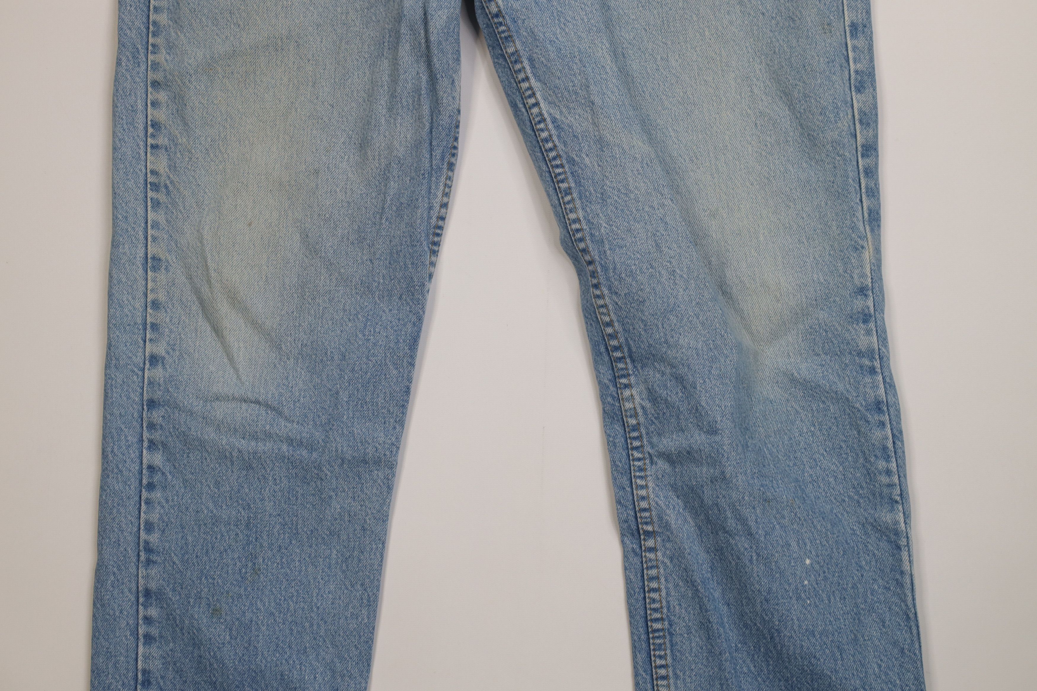 Carhartt Vintage 90s Carhartt Straight Leg Denim Jeans Blue Cotton Size US 36 / EU 52 - 3 Thumbnail