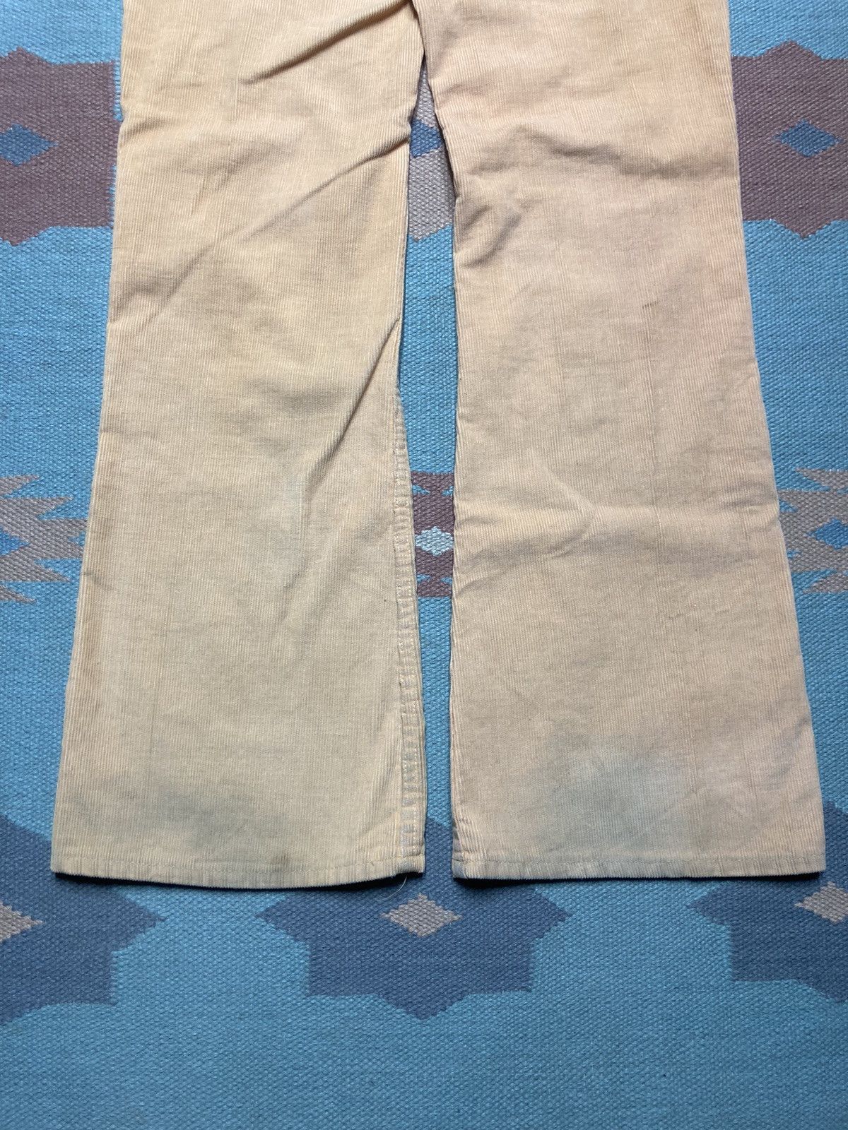 Vintage 70s corduroy bell bottom pants flare JCPenney hippie 30x33 Size 30" / US 8 / IT 44 - 2 Thumbnail