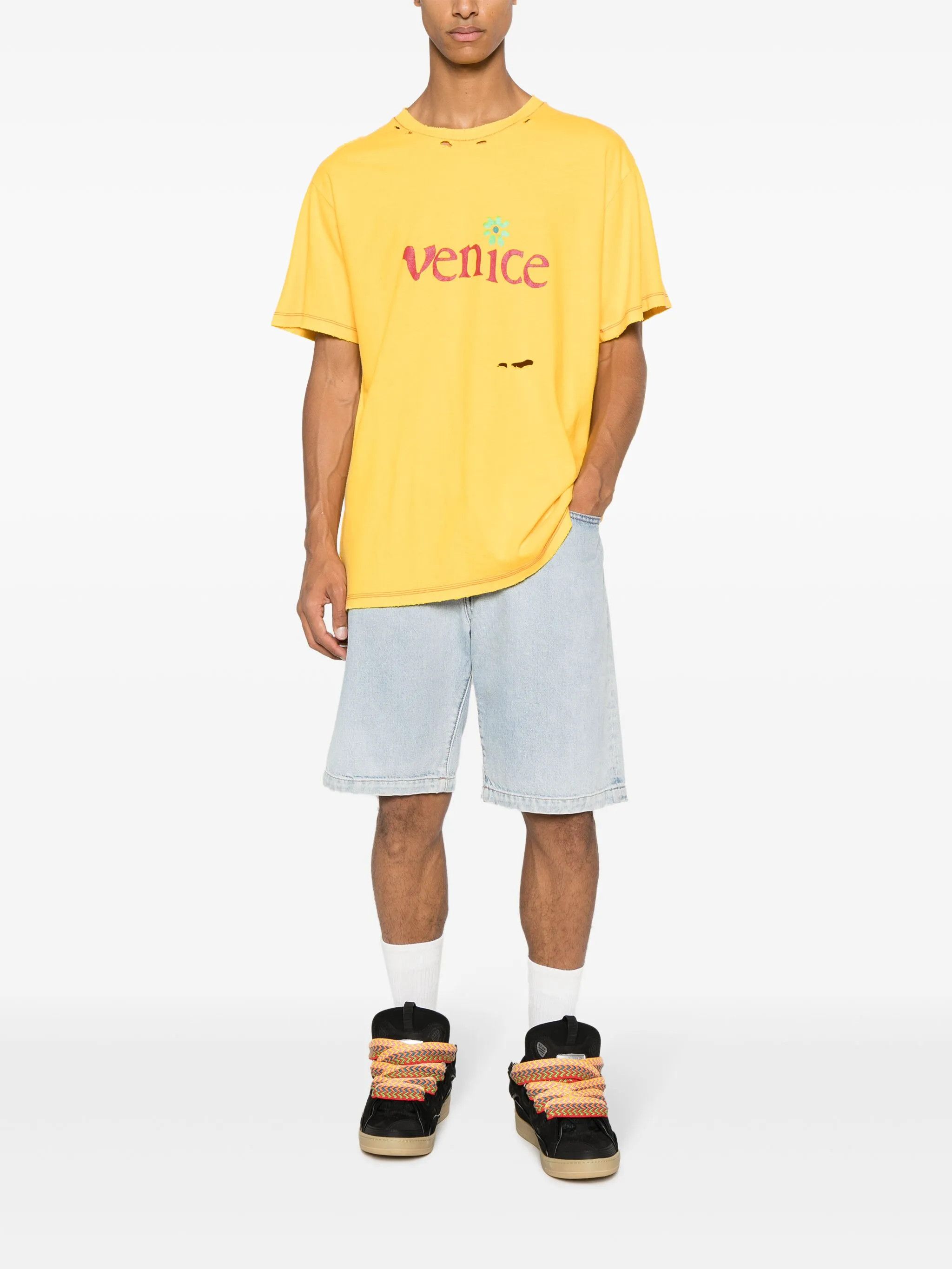 ERL o1y0125 T-Shirt in Yellow Size US S / EU 44-46 / 1 - 5 Thumbnail