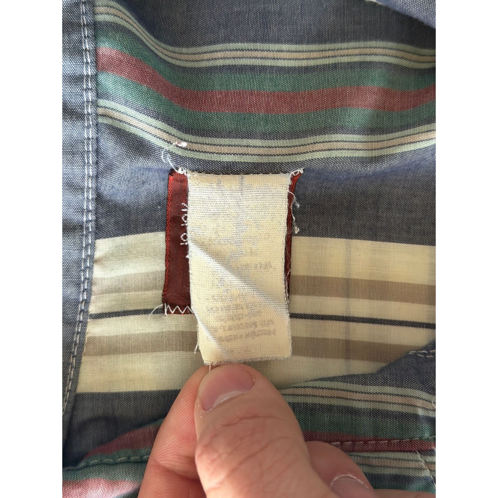 Wrangler Vintage Wrangler Western Snap Shirt Men’s XXL Striped Pearl Size US XXL / EU 58 / 5 - 6 Thumbnail