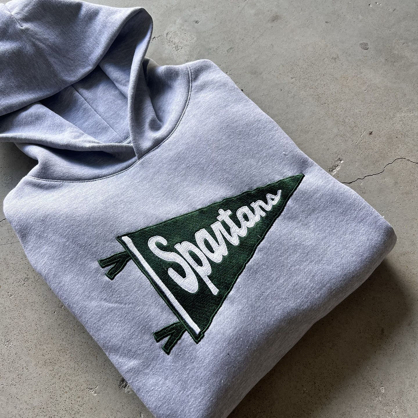 Prolific Spartans Flag Pennant Embroidered Hoodie Size US L / EU 52-54 / 3 - 2 Thumbnail