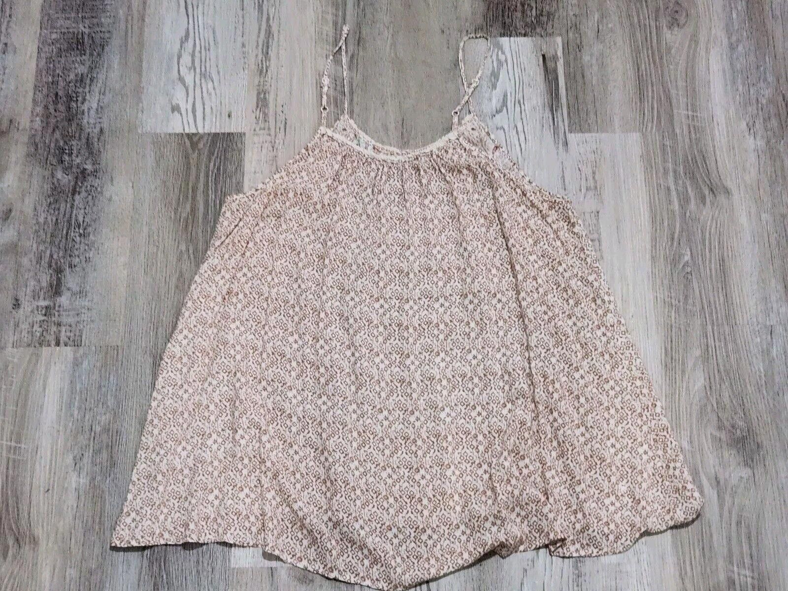Designer Knox Rose Tank Top Extra Large Boho Hippie Floral Flowy Size XL / US 12-14 / IT 48-50 - 6 Thumbnail