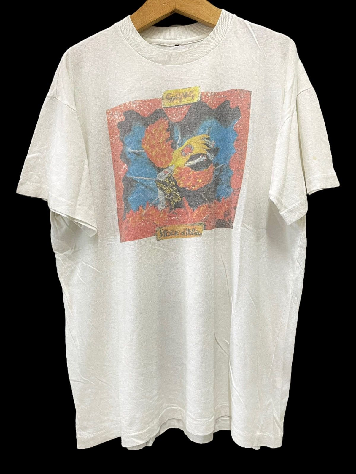 Other Gang Italy Rock Band Storie D’Italia Album Vintage 1993’s Size US L / EU 52-54 / 3 - 3 Thumbnail