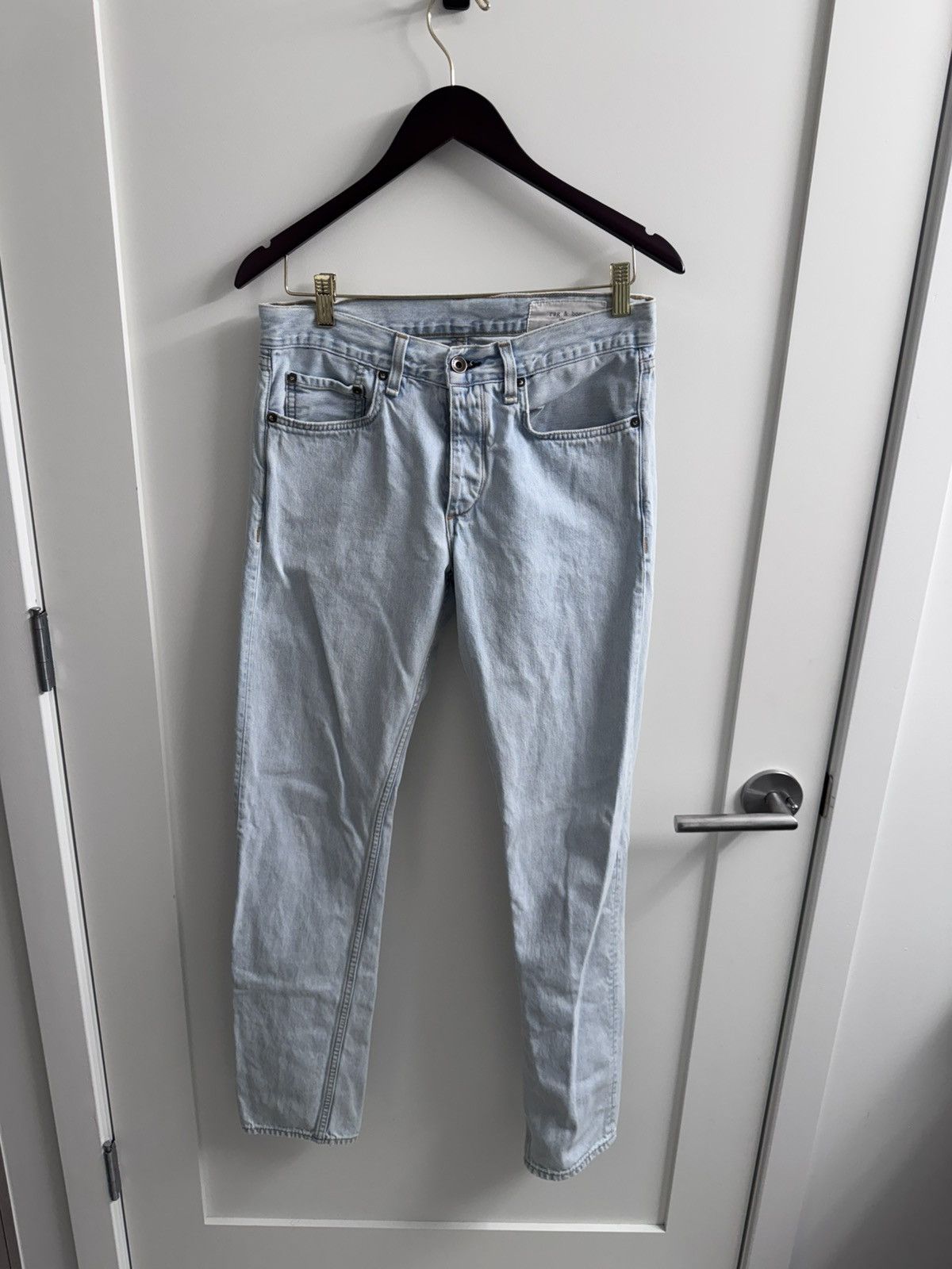 Rag & Bone Rag & Bone Light Blue Jeans Size US 30 / EU 46 - 1 Thumbnail