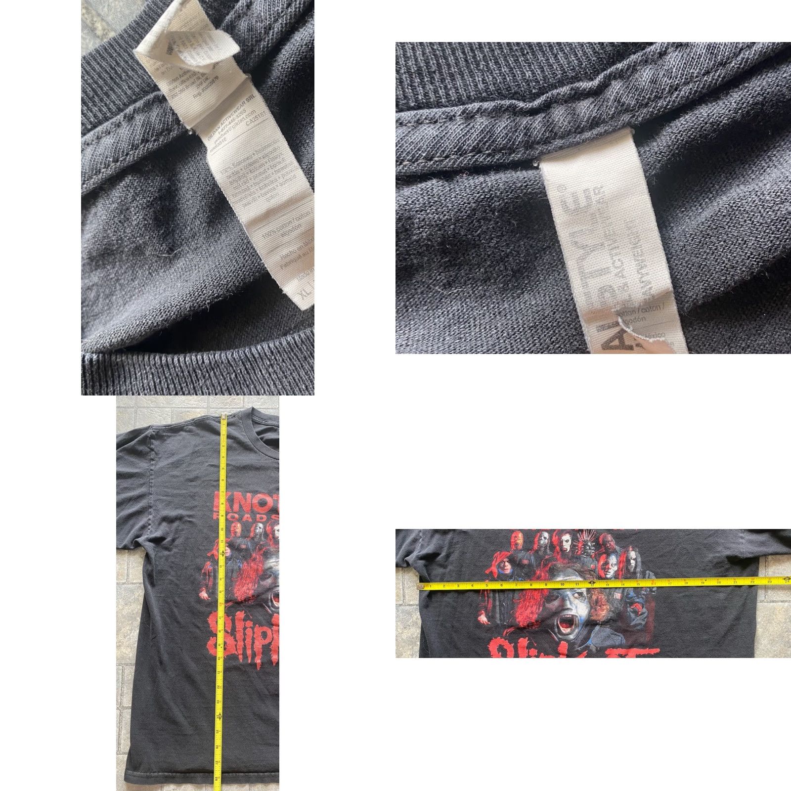 Vintage Knotfest Roadshow Slipknot Band Graphic Tee Alstyle Men XL T-Shirt Black Short Sleeve 2019 Band Mens XL Size US XL / EU 56 / 4 - 8 Thumbnail