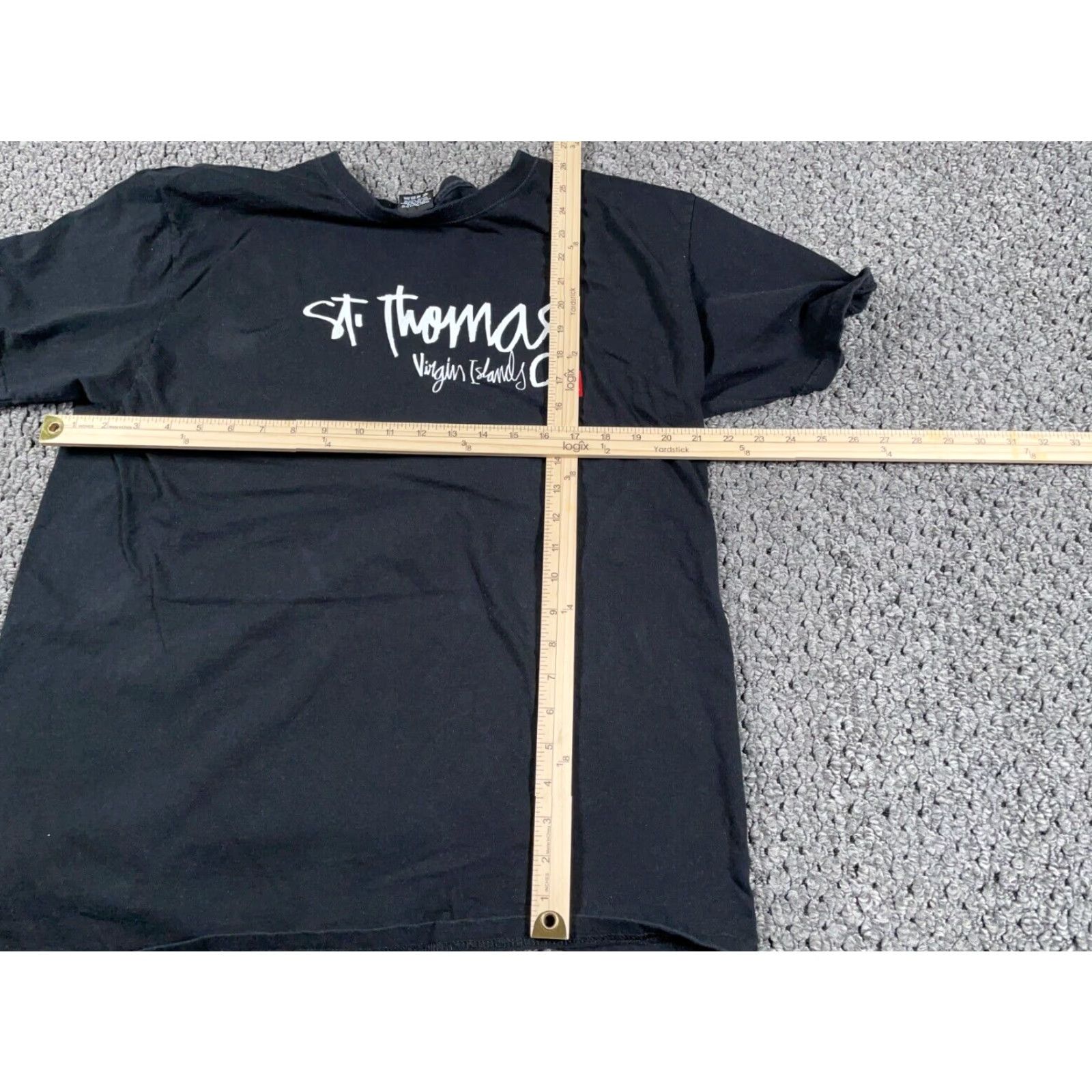Quiksilver VTG Quiksilver T-Shirt Black Double-Sided Print Adult Large Men’s Short Sleeve Crew Neck St. Thomas Beach Retro Logo 2000s Size US L / EU 52-54 / 3 - 4 Thumbnail