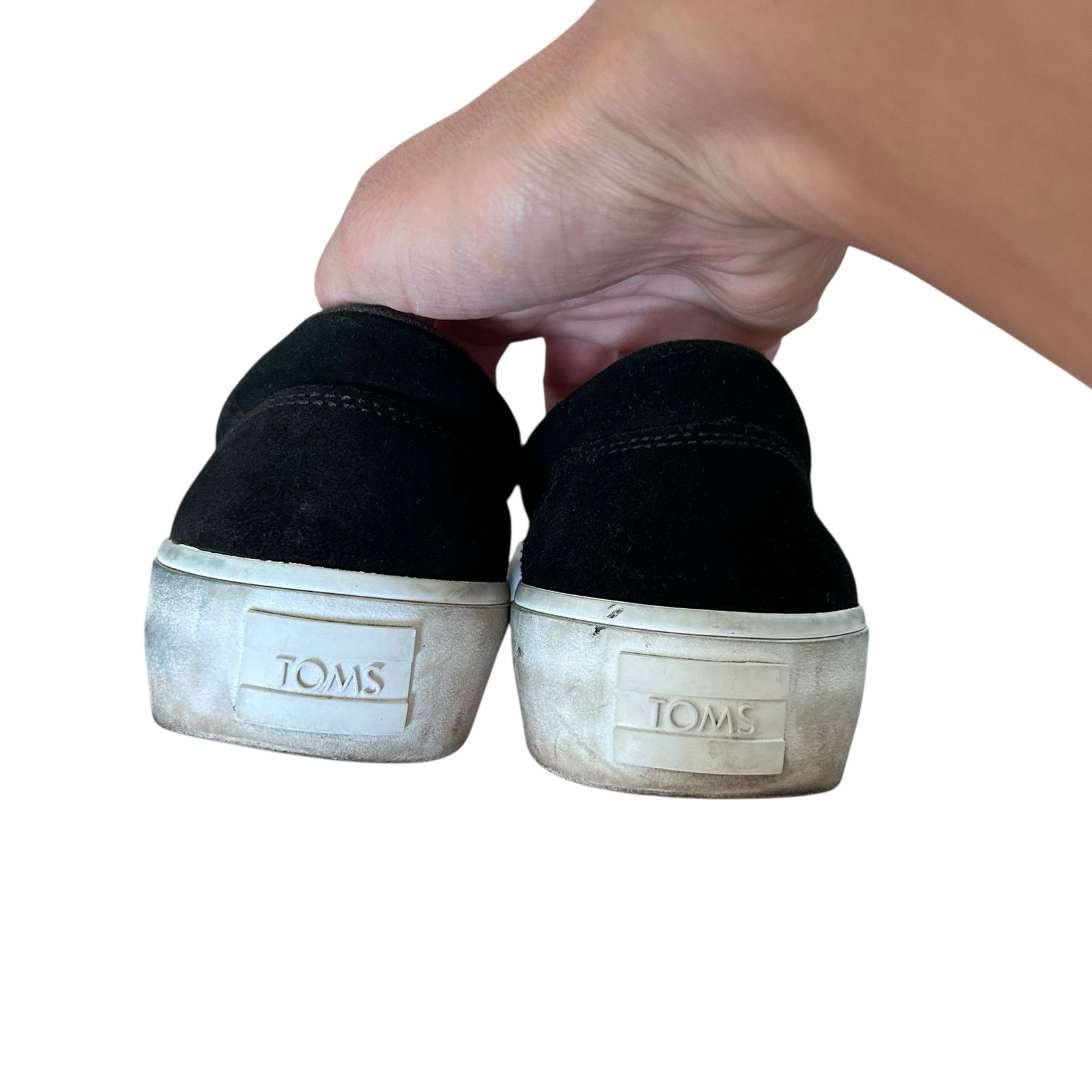 Toms Toms Black Suede Slip On Sneakers Sz 8.5 Size US 8.5 / IT 38.5 - 5 Thumbnail