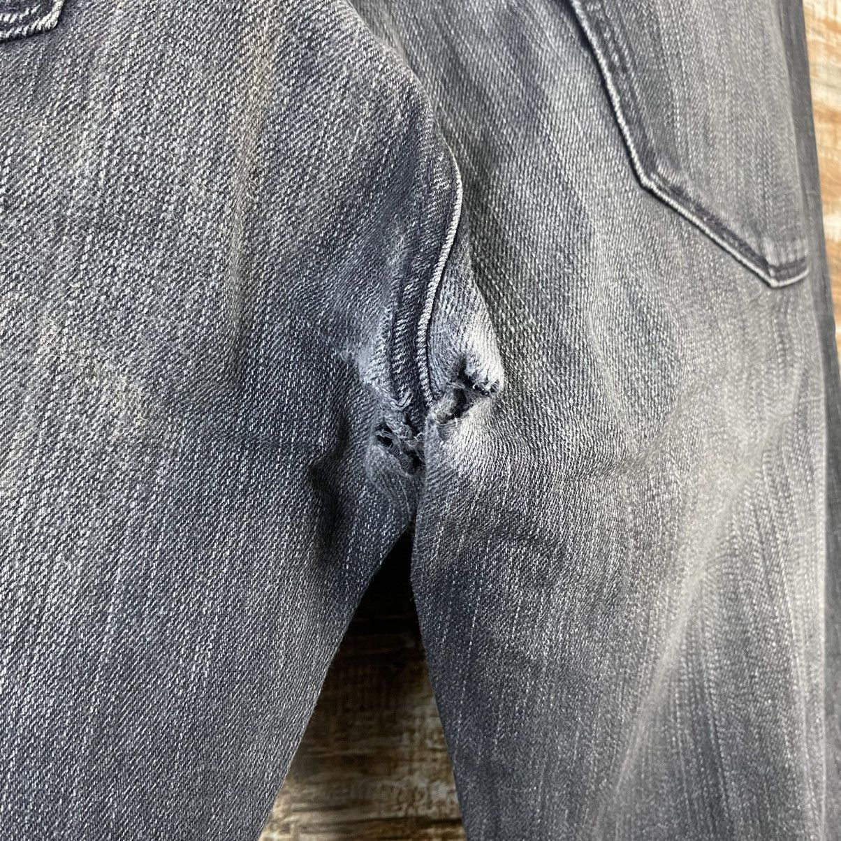 Japanese Brand × Uniqlo DL Uniqlo japan Black Denim Pants #C798 Size US 36 / EU 52 - 13 Thumbnail