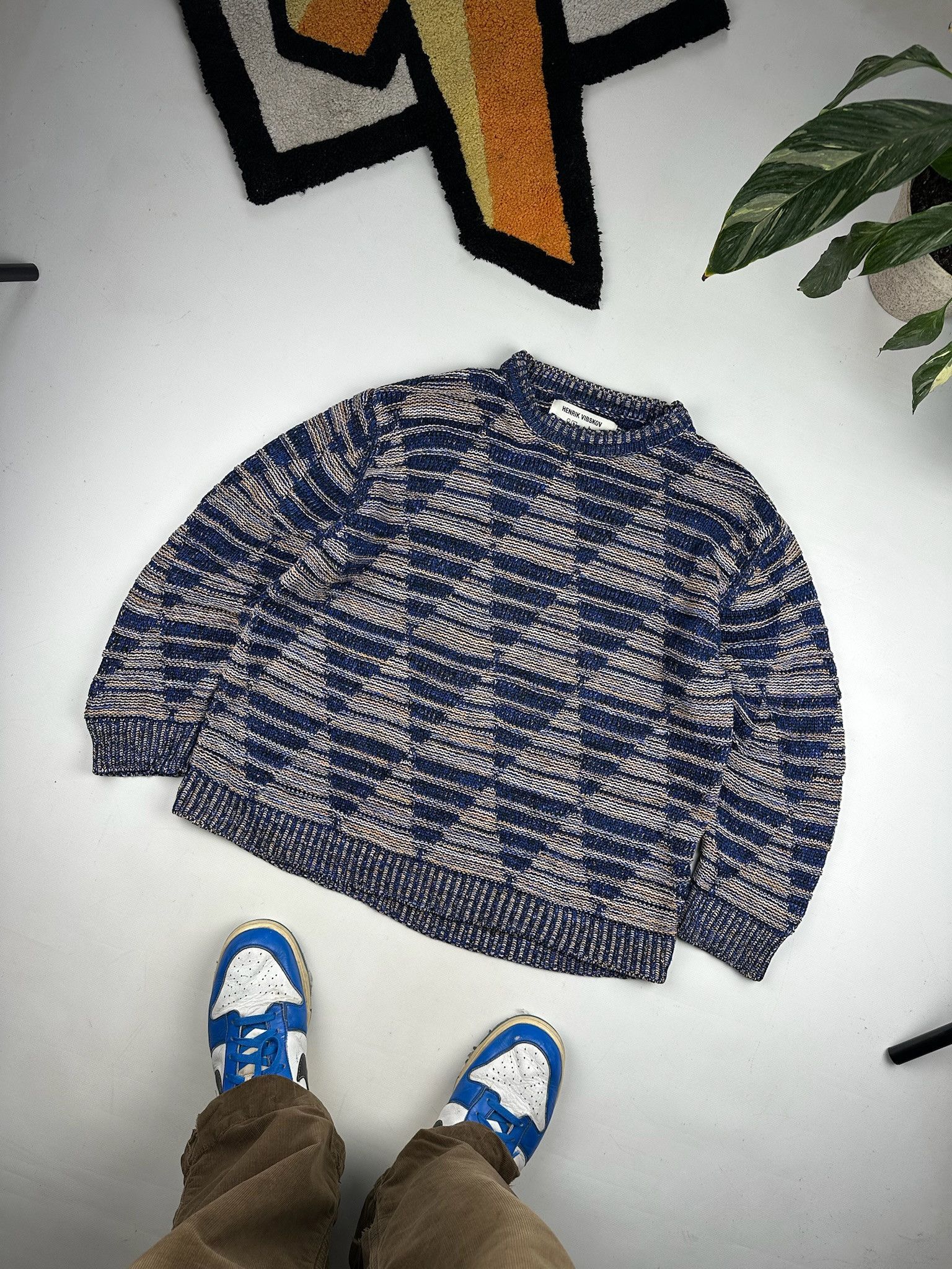 Henrik Vibskov Henrik Vibskov Runway AW 2014 3D knit sweater Coogi style Size US S / EU 44-46 / 1 - 9 Thumbnail