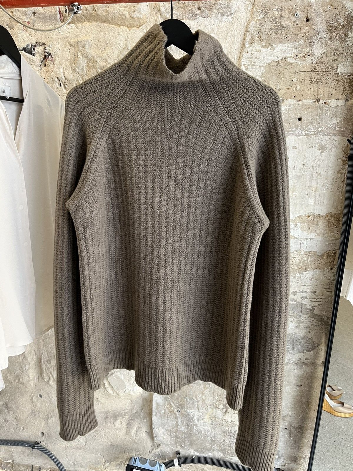 Maison Margiela AW2003 Miss Deanna Boiled Wool High Neck Knit Size US L / EU 52-54 / 3 - 1 Thumbnail