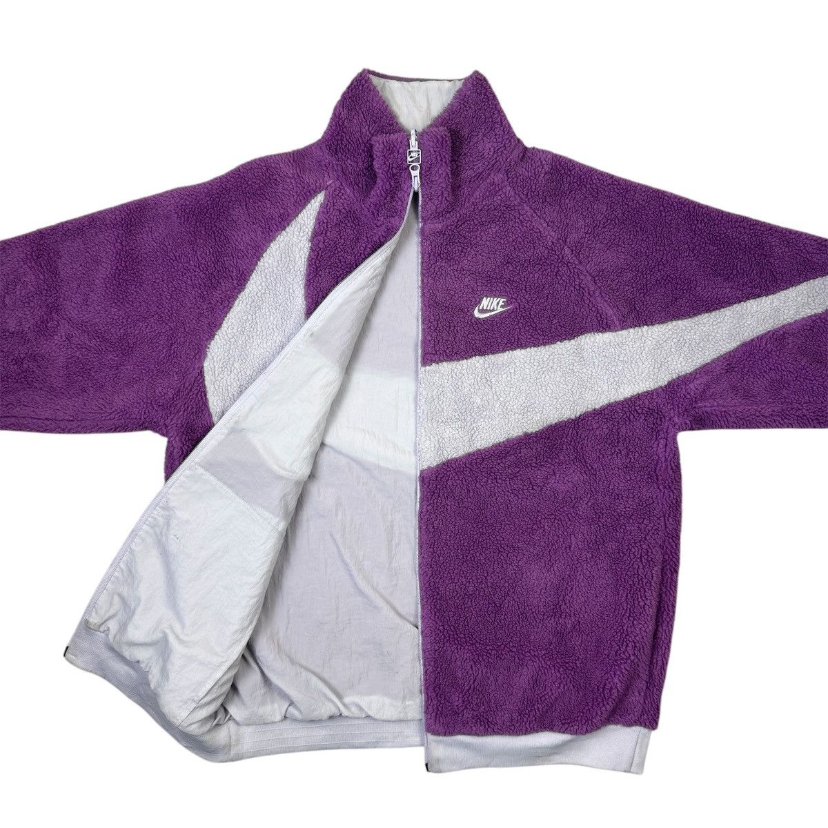 Nike Nike Reversible Fleece Jacket Size US XL / EU 56 / 4 - 5 Thumbnail