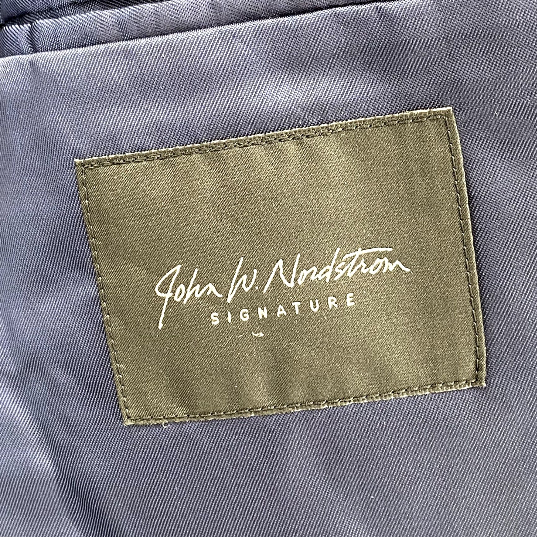 Nordstrom John W. Nordstrom Loro Piana Blazer 42L Blue Plaid Cashmere Modern Corpcore Mens Size 42R - 4 Thumbnail