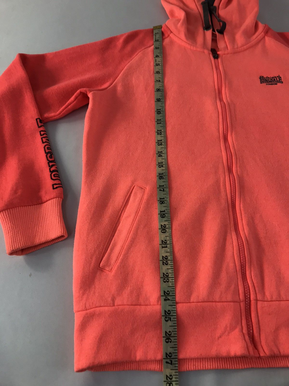 Lonsdale Vintage Sweater Lonsdale London Zipper Hoodie Size US L / EU 52-54 / 3 - 15 Thumbnail