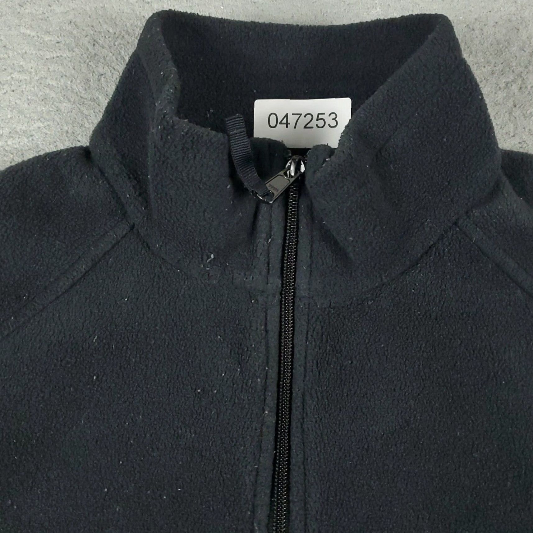 Vintage Columbia Jacket Womens Large Black Fleece Full Zip Up Sweater Sweatshirt Size L / US 10 / IT 46 - 2 Thumbnail