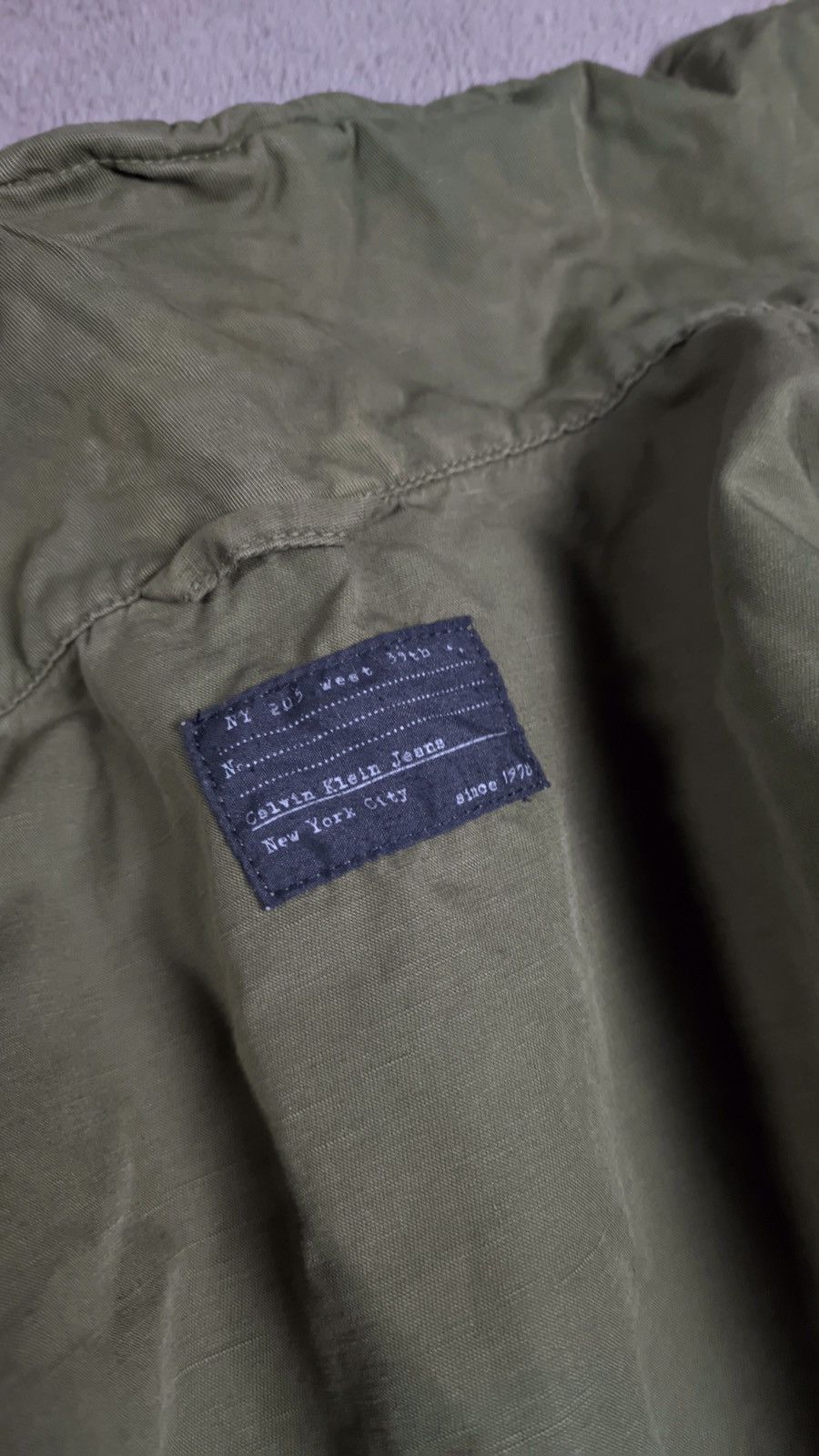 Japanese Brand Calvin Klein Jeans wmns Y2K Multipocket Military Jacket Size S / US 4 / IT 40 - 4 Thumbnail