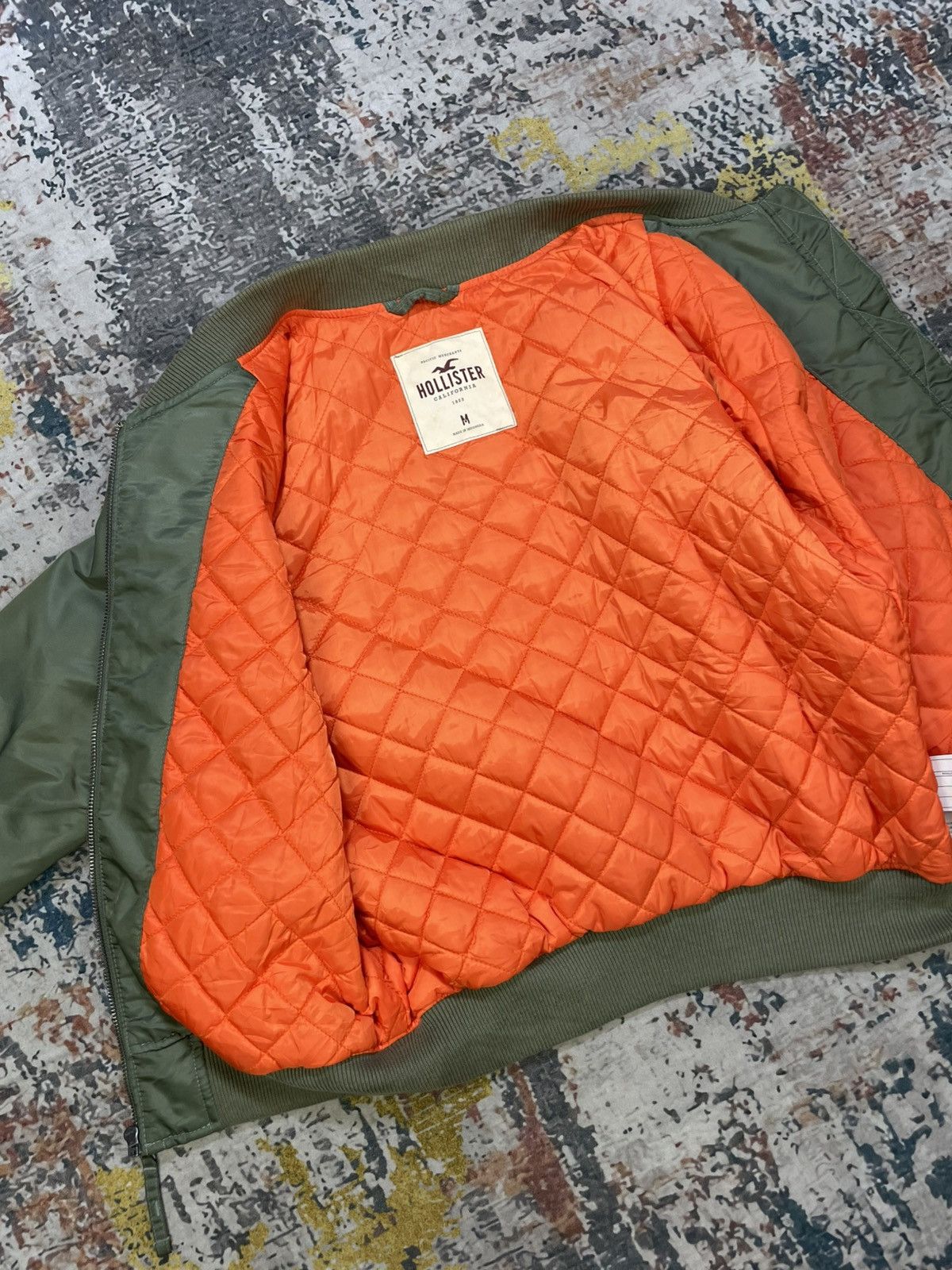 Hollister Hollister Ma-1 Flight Bomber Jacket Size US M / EU 48-50 / 2 - 7 Thumbnail