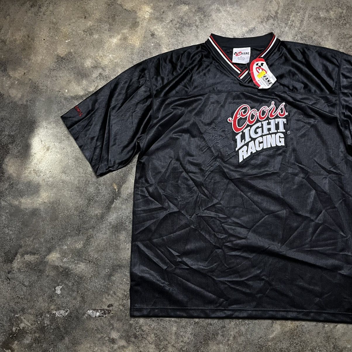Chase Authentics vintage deadstock coors light nascar racing baggy jersey Size US XL / EU 56 / 4 - 1 Thumbnail