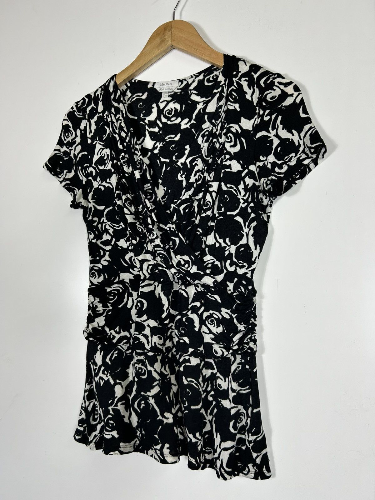 Max Mara 🔥Max Mara Rose Dress Shirt Top Blouses Size L / US 10 / IT 46 - 3 Thumbnail