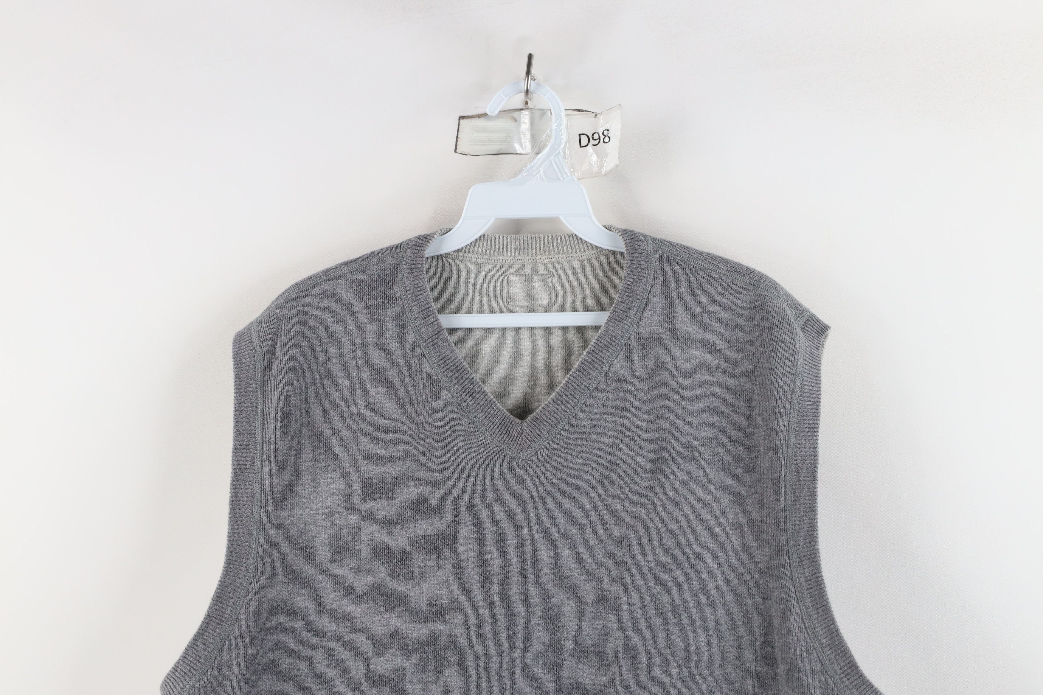 Eddie Bauer × Vintage Vintage Eddie Bauer Reversible Cotton Knit Sweater Vest Gray Size US XL / EU 56 / 4 - 13 Thumbnail