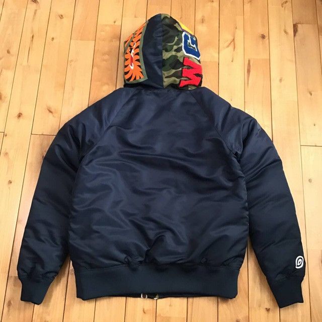 Bape BAPE Shark full zip hoodie Puffer Down Jacket a bathing ape Size US L / EU 52-54 / 3 - 2 Thumbnail